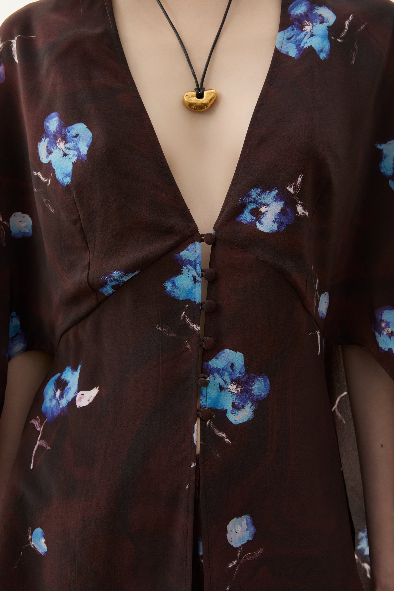 Tigerlily violet blouse