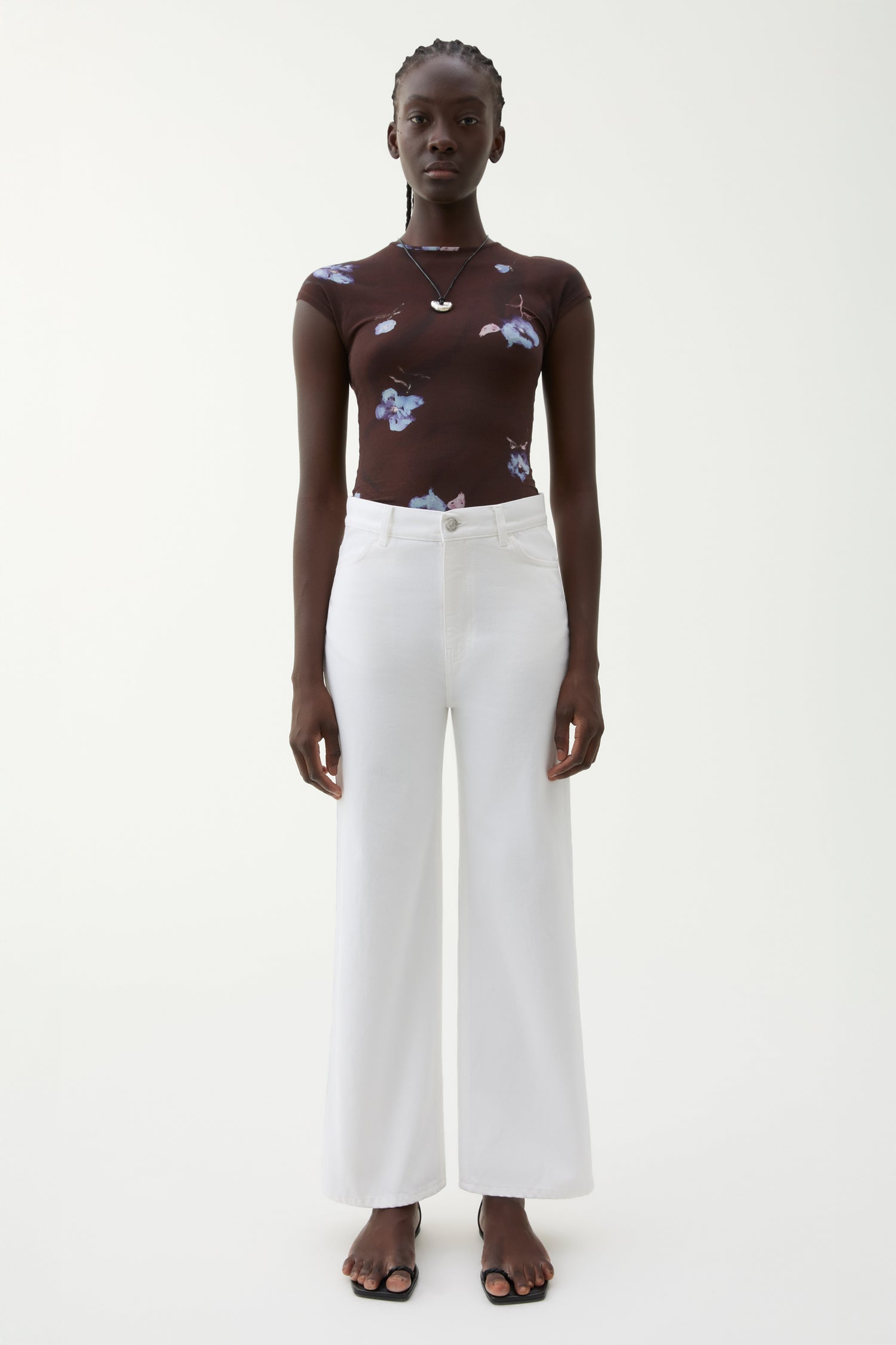Mini culotte denim