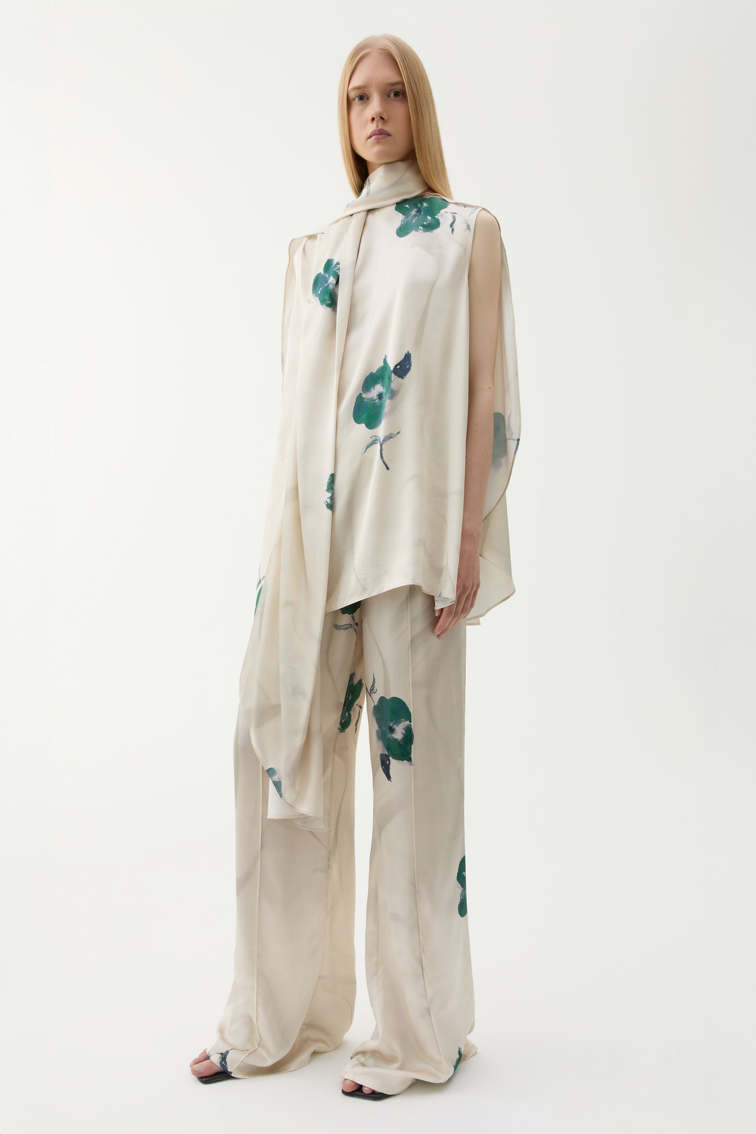 Gracie violet chine blouse