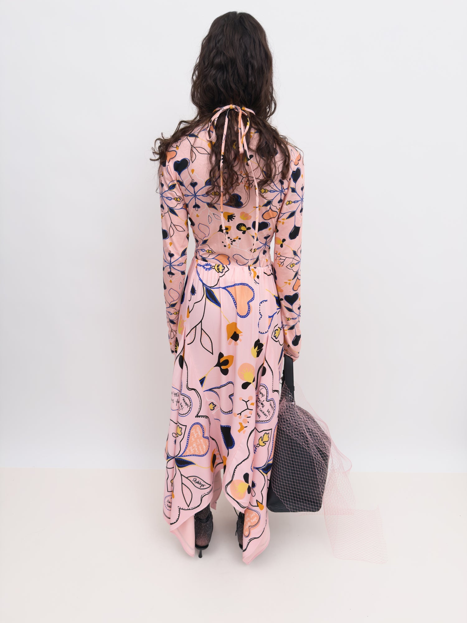 The Edith skirt with scarf insert flounces