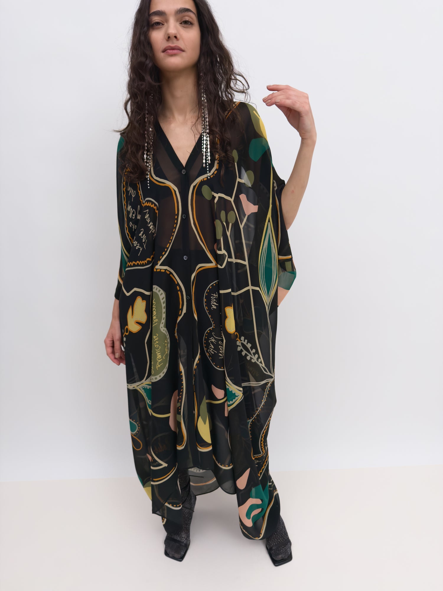 The Agave Love Letter caftan
