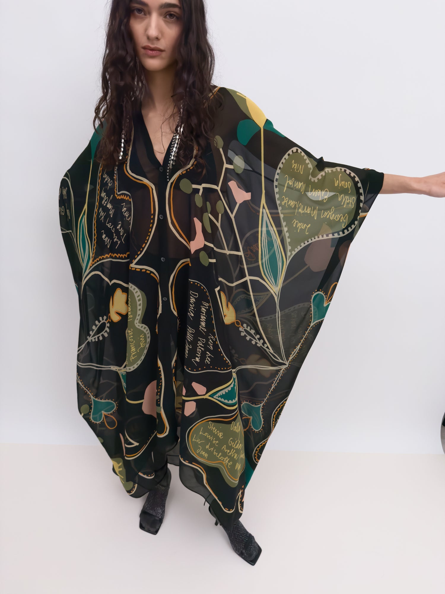 The Agave Love Letter caftan