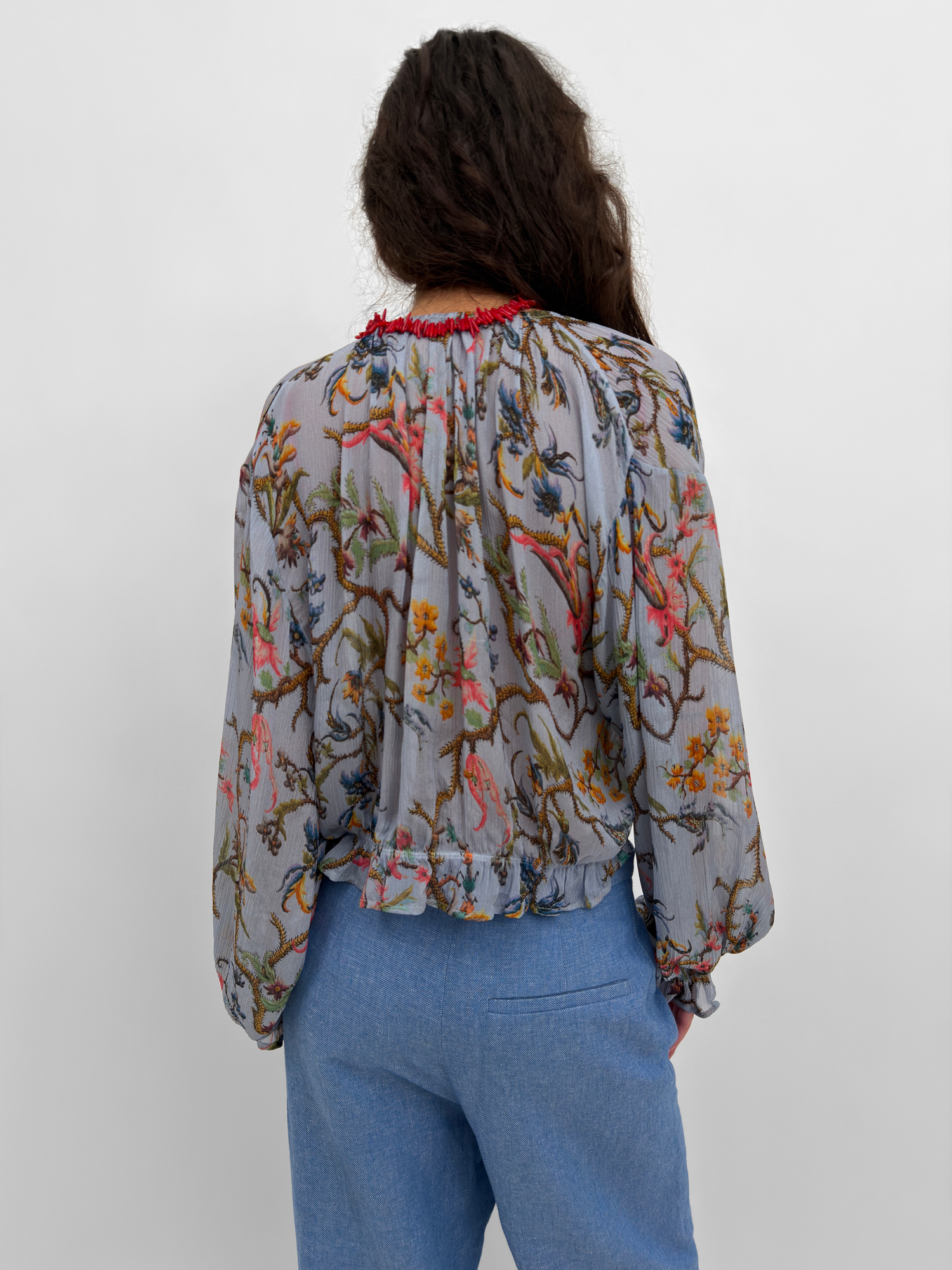 The Piper blouse in Trailing