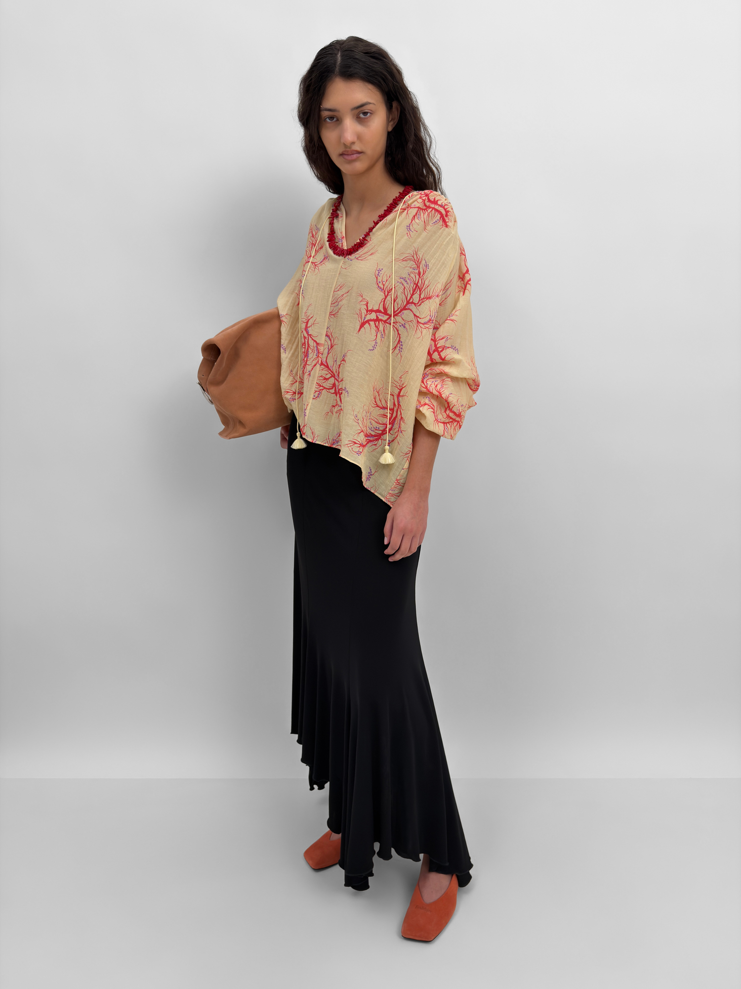 The Phoebe blouse in Seaweed
