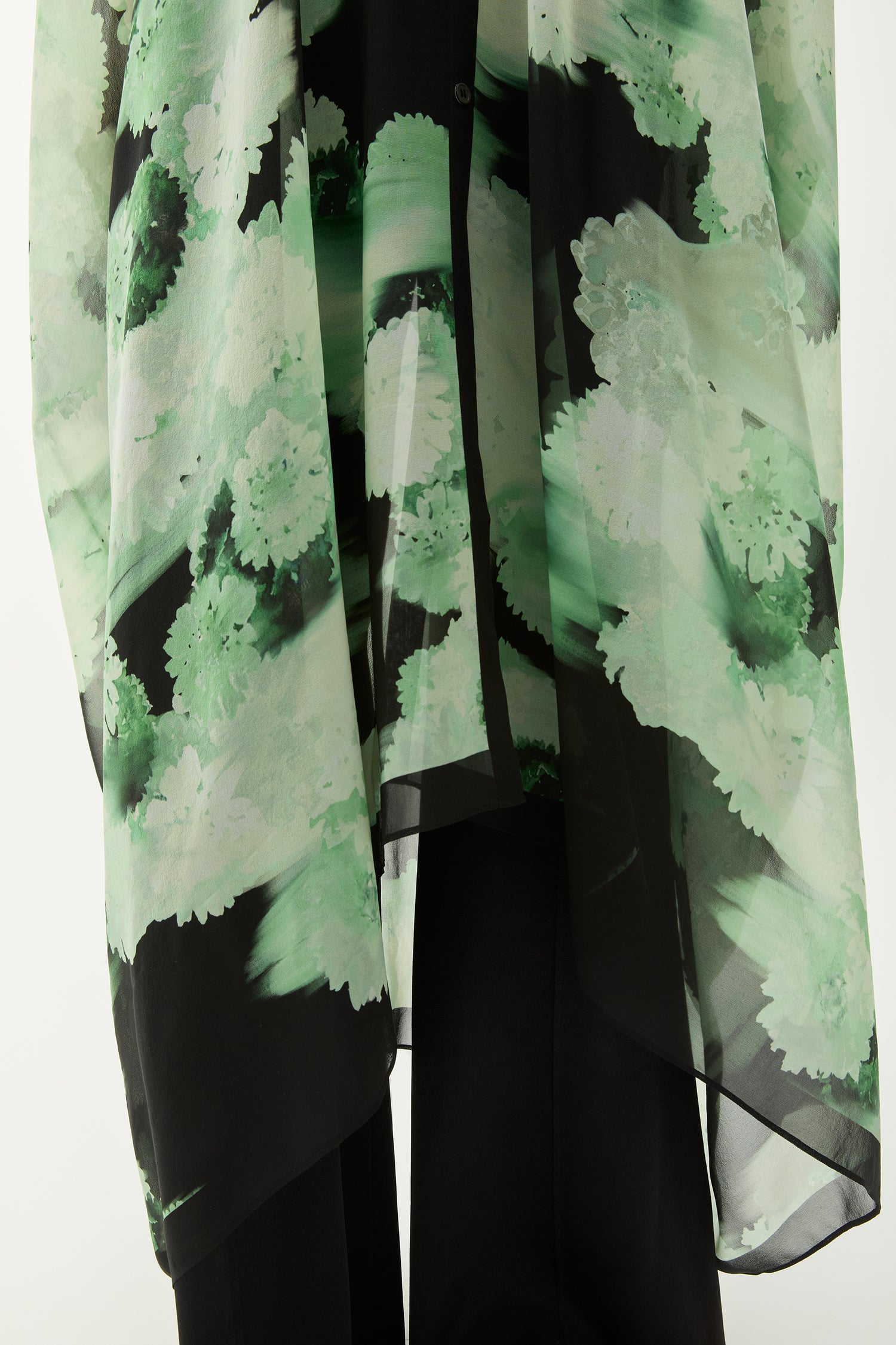 Agave blurry flower caftan