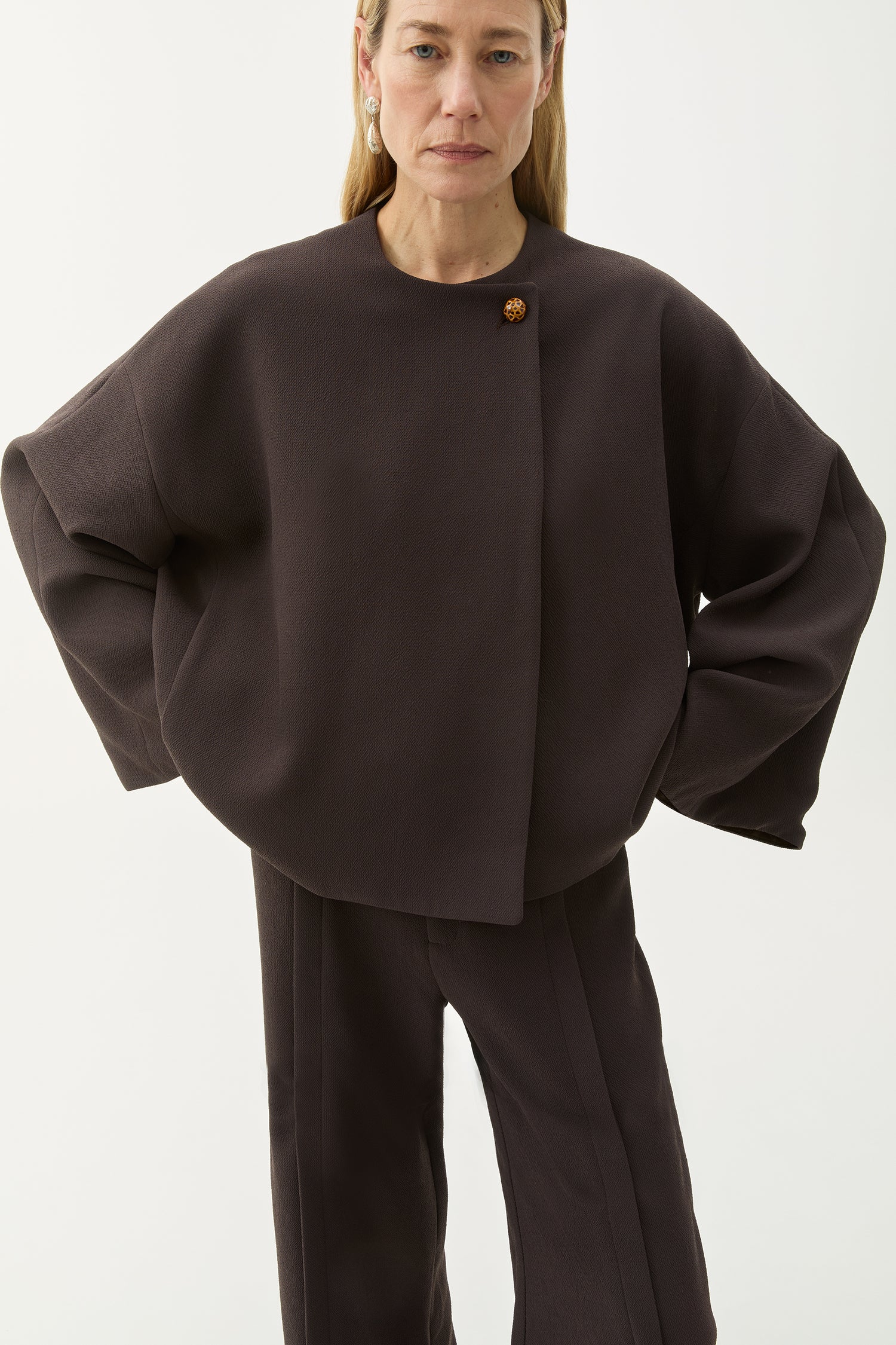 Cleo crepe blazer