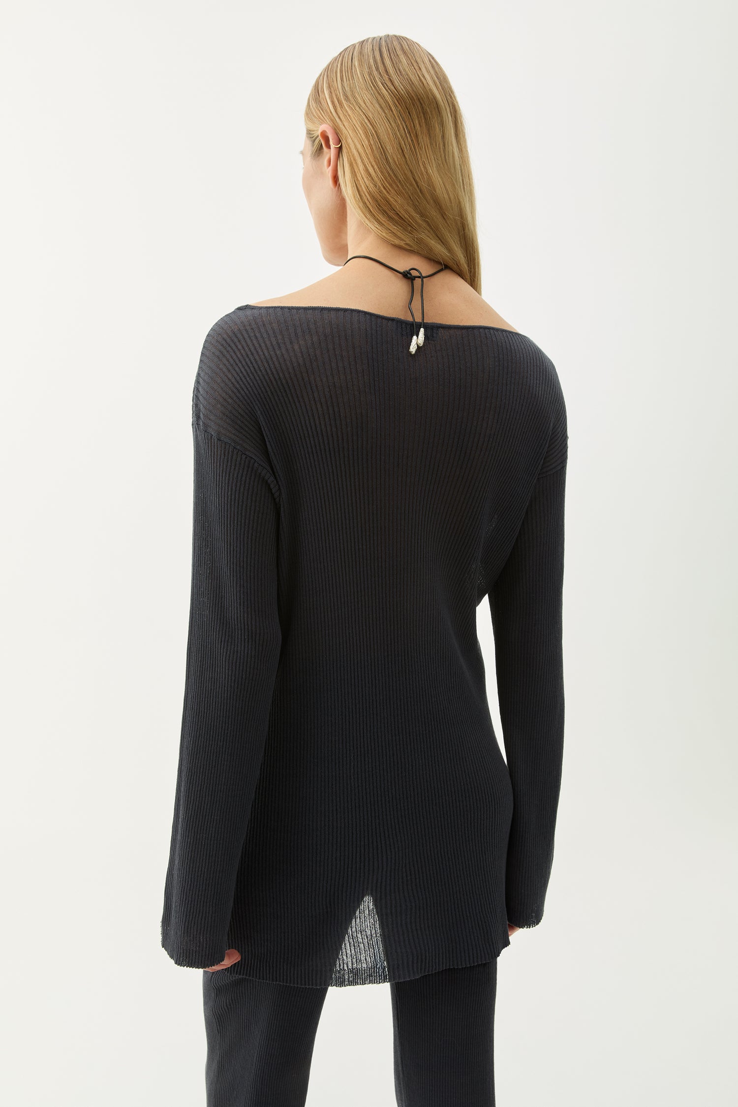 Cynthia organic rib knit