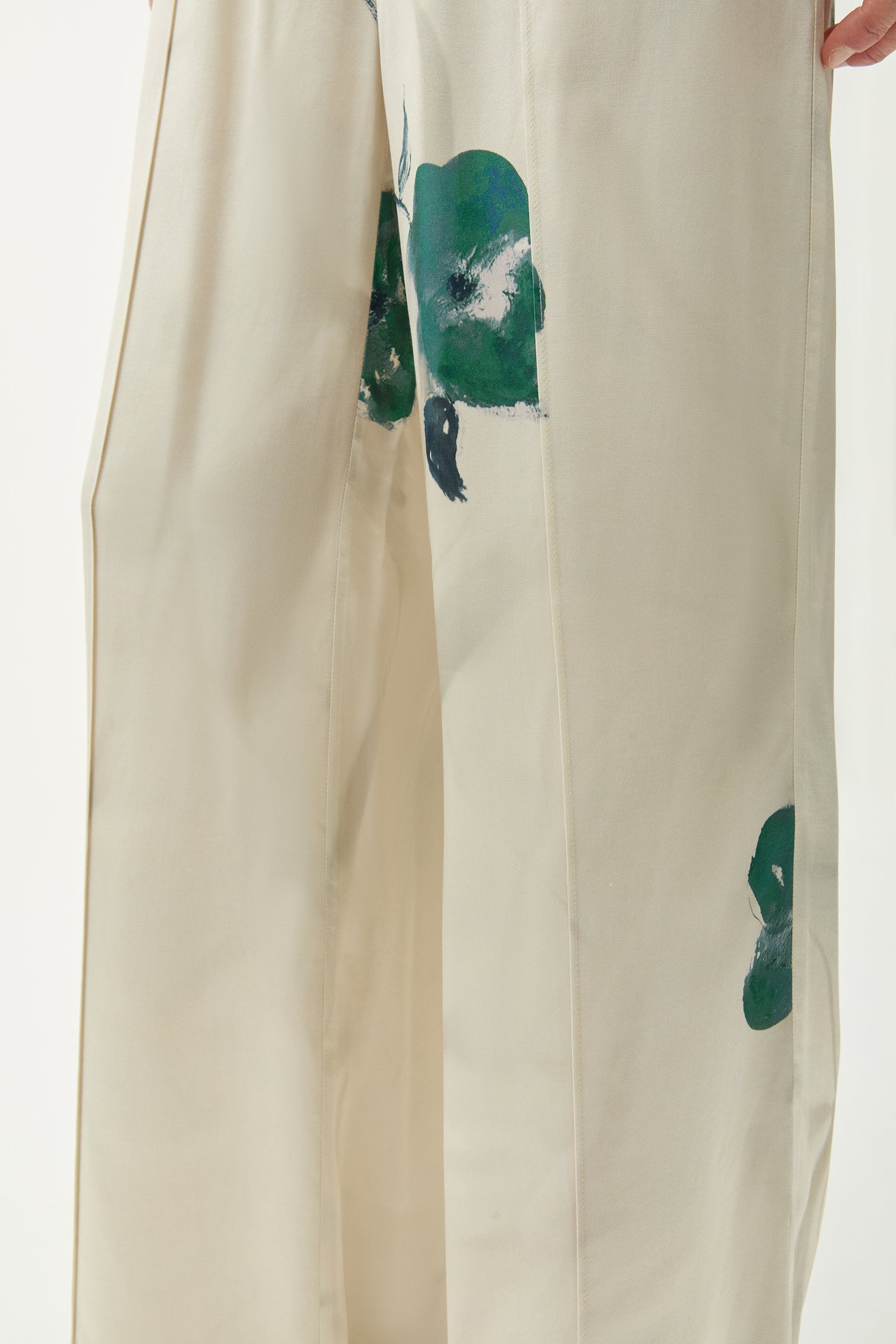 Ezra violet chine pants