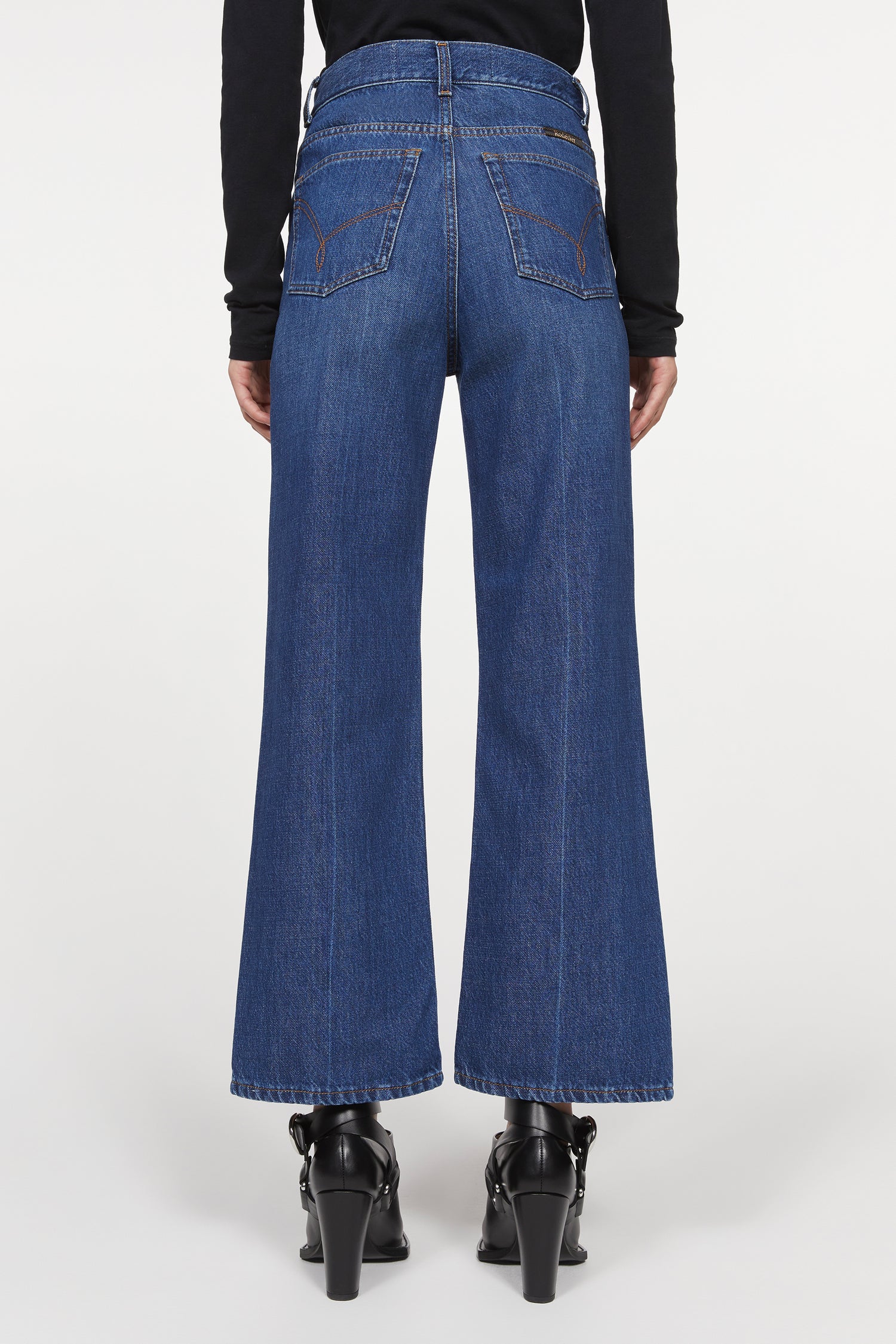 Mini culotte denim