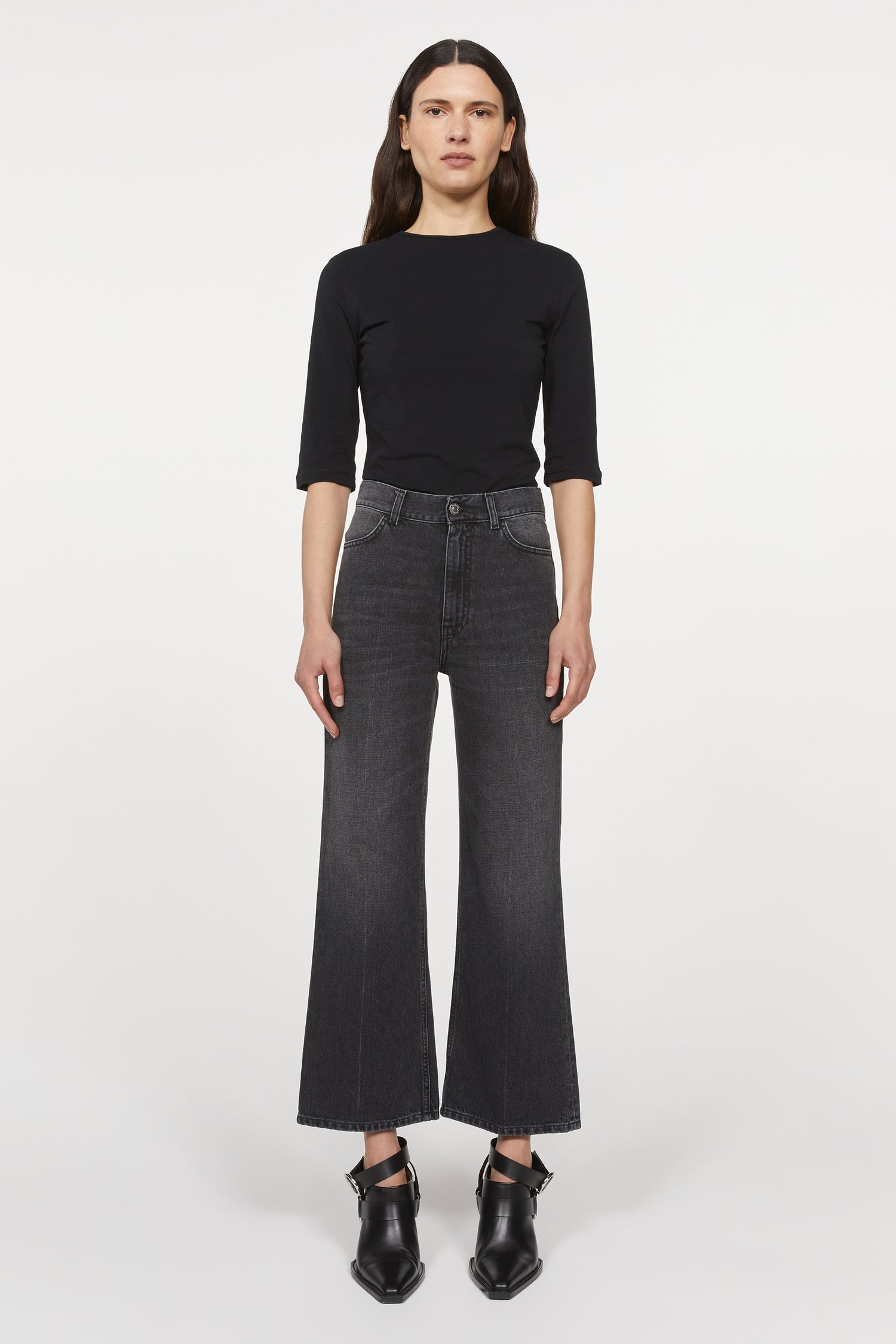 Mini culotte denim