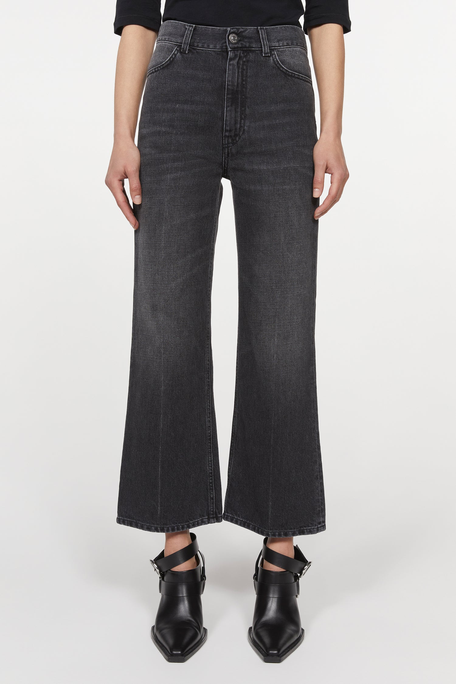 Mini culotte denim