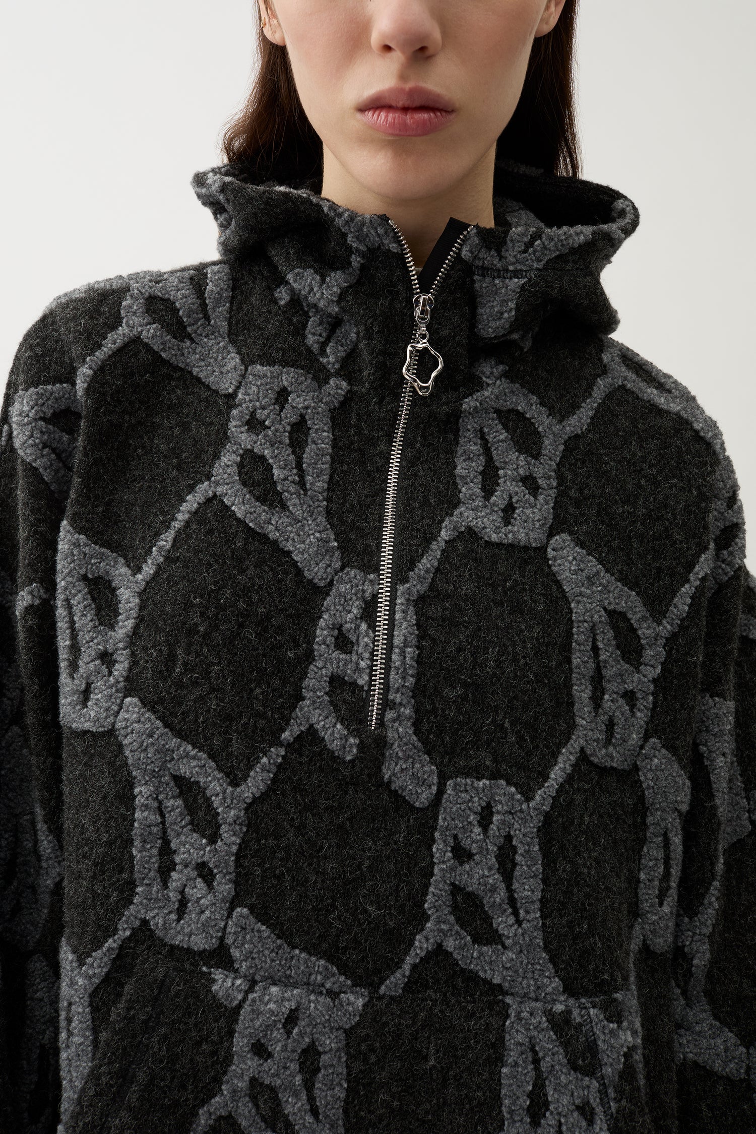 Hilma jacquard hoodie