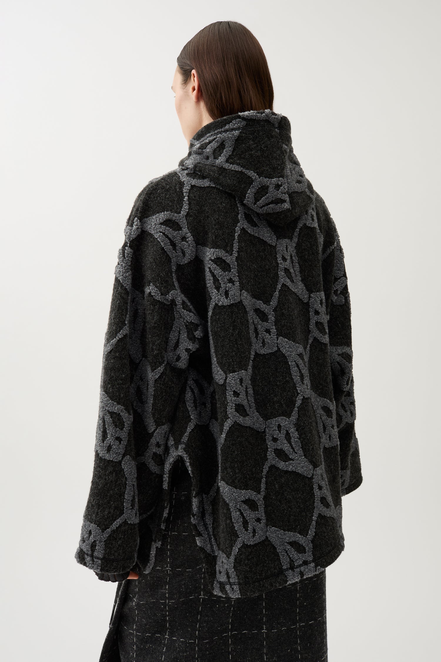 Hilma jacquard hoodie