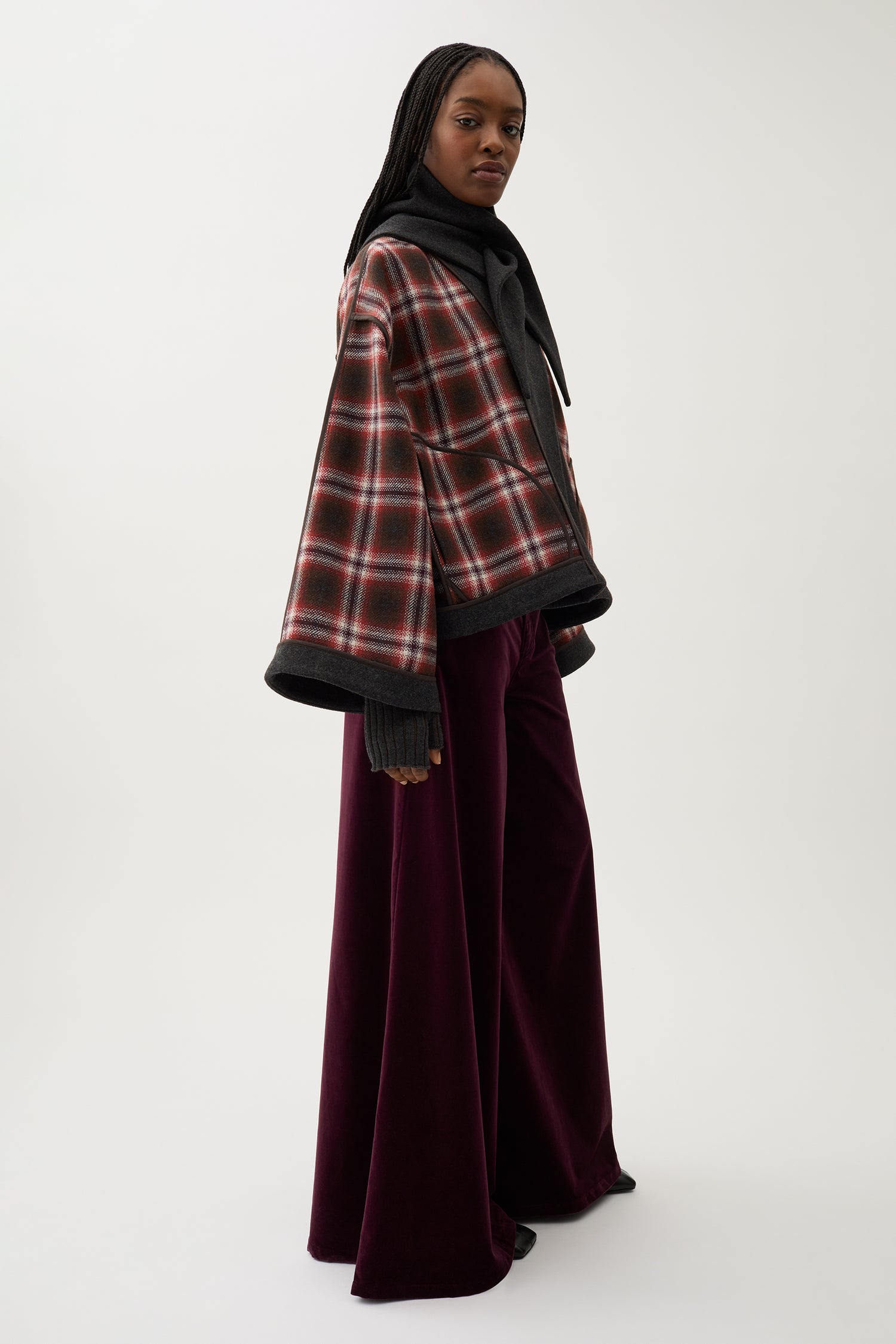 Chloe check jacket