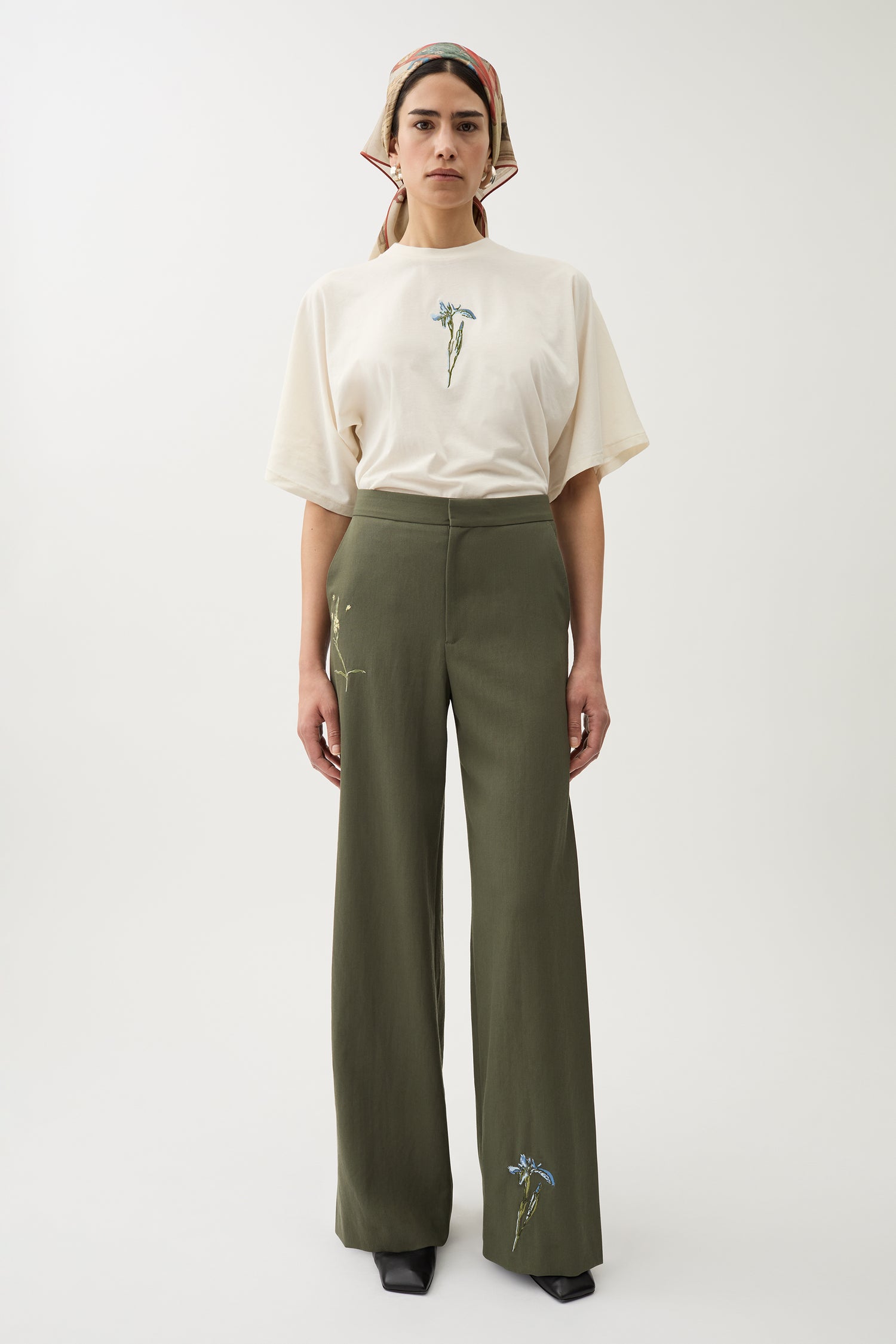 Nora embroidery pants
