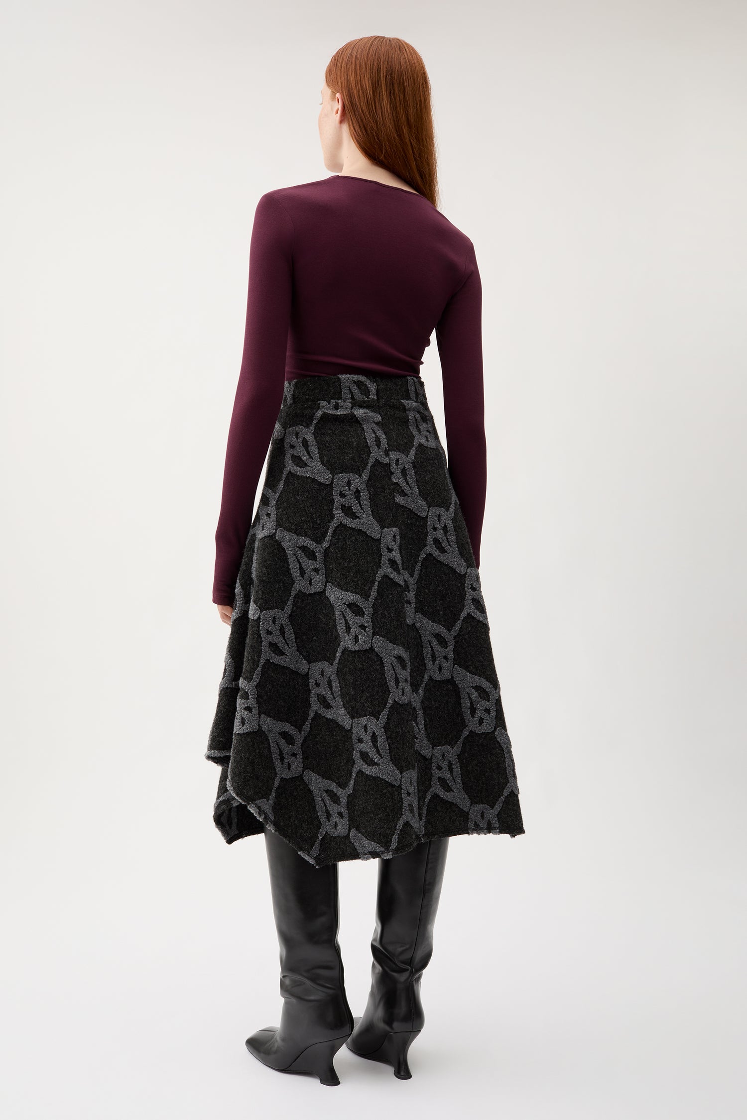 Amalia jacquard skirt