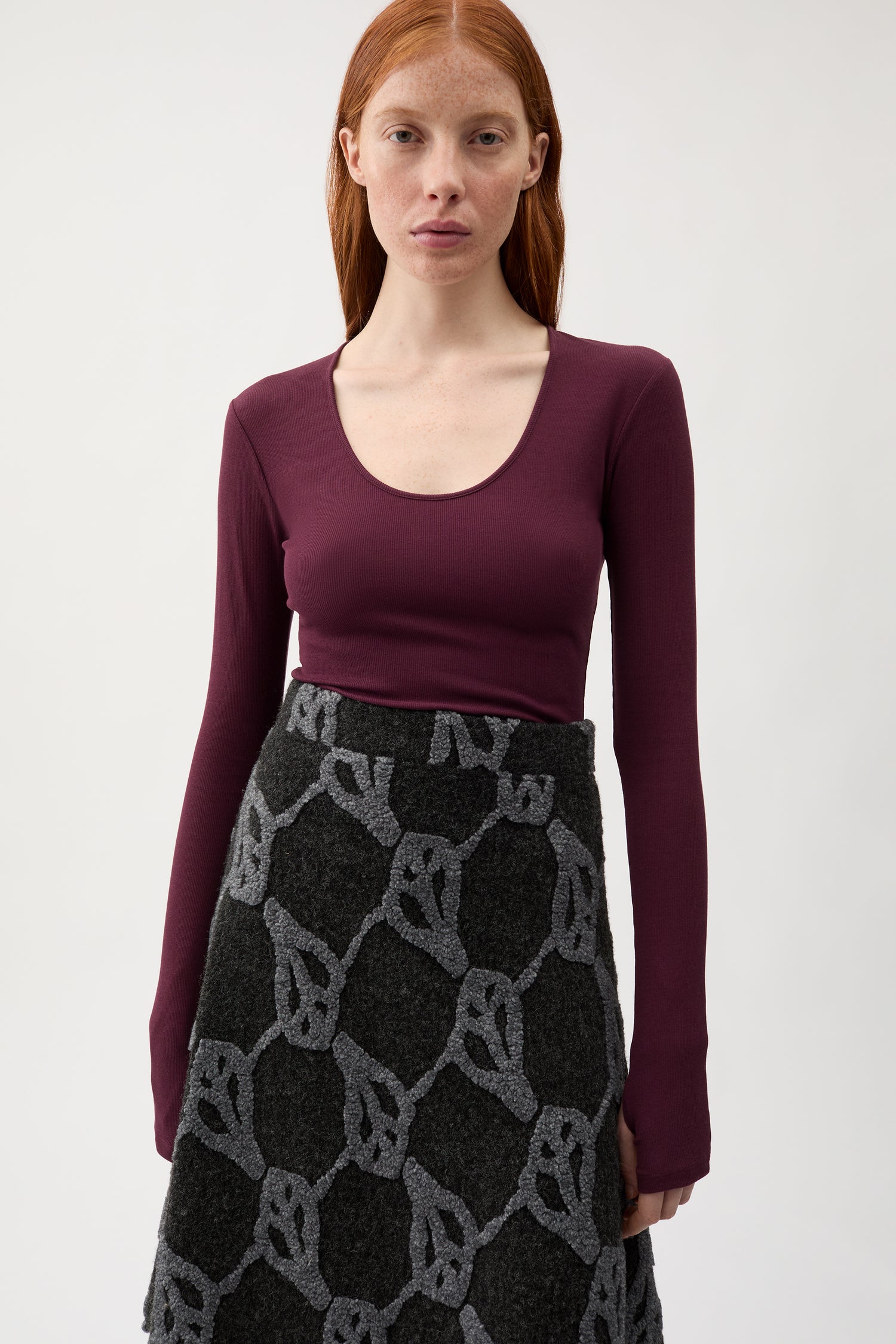 Hutton jersey top