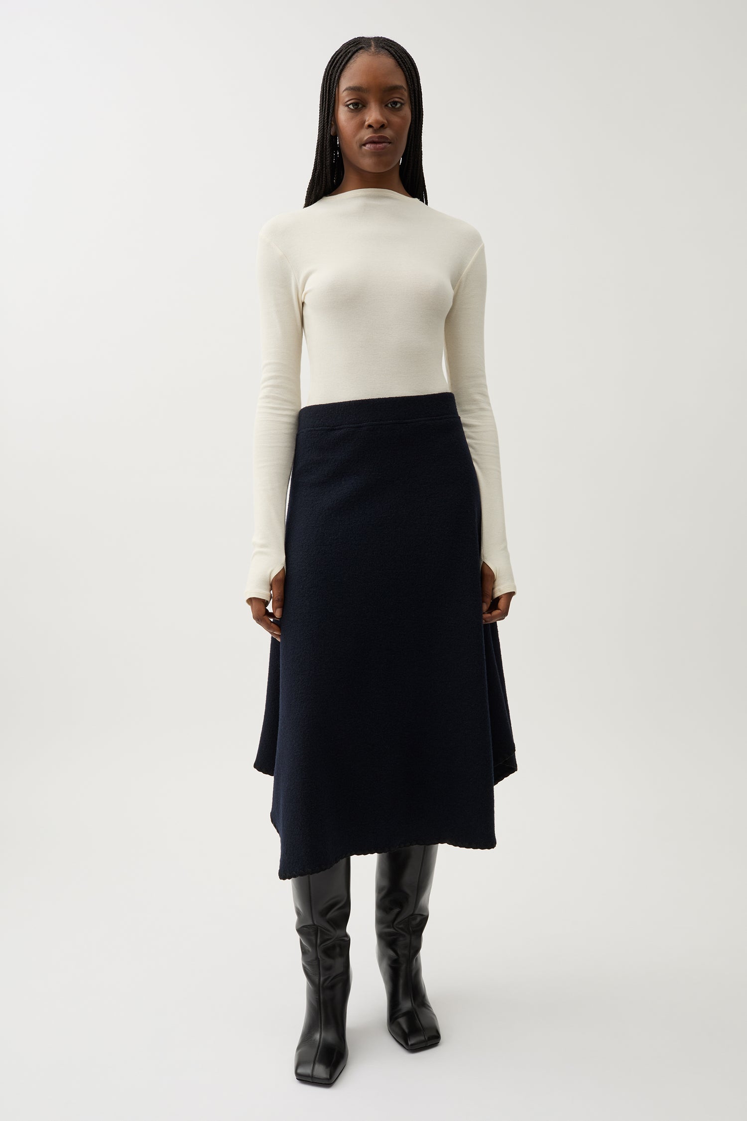Amalia wool skirt