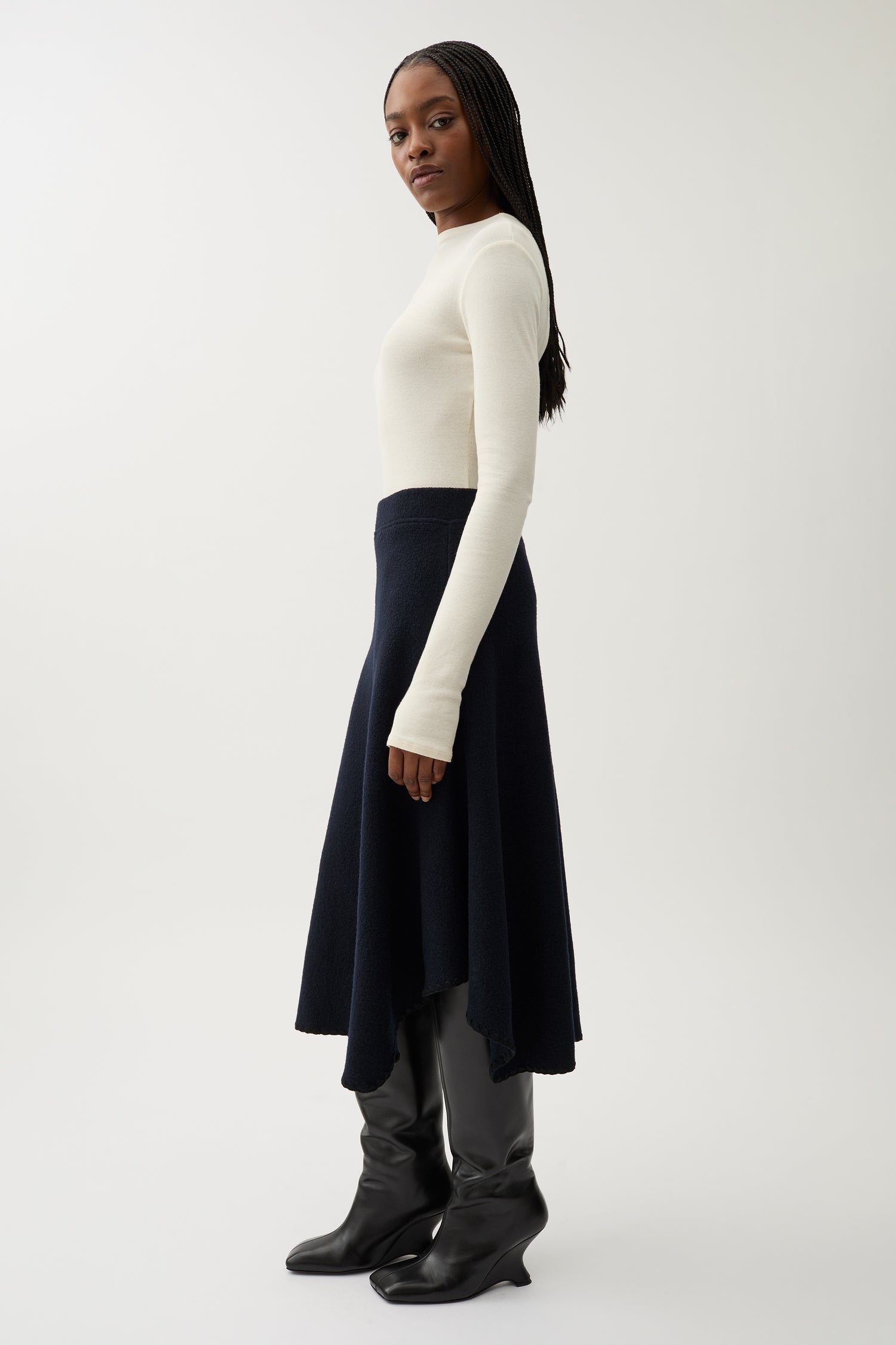 Amalia wool skirt