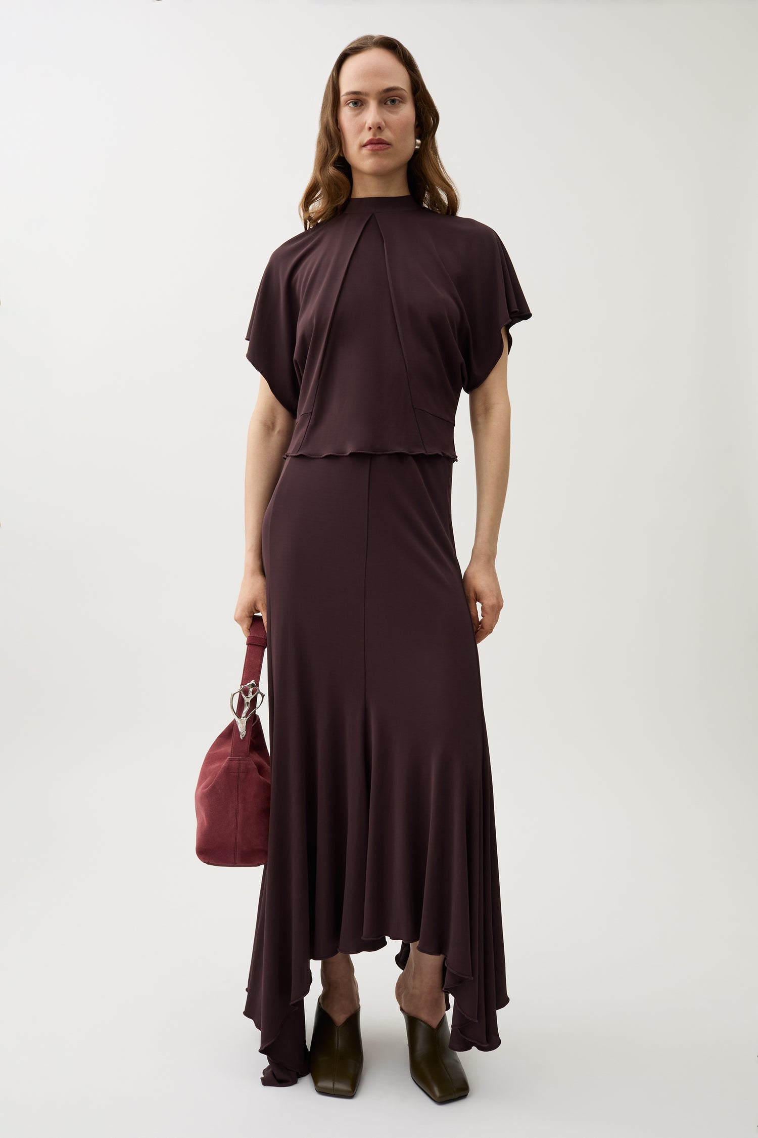 Sandy viscose skirt