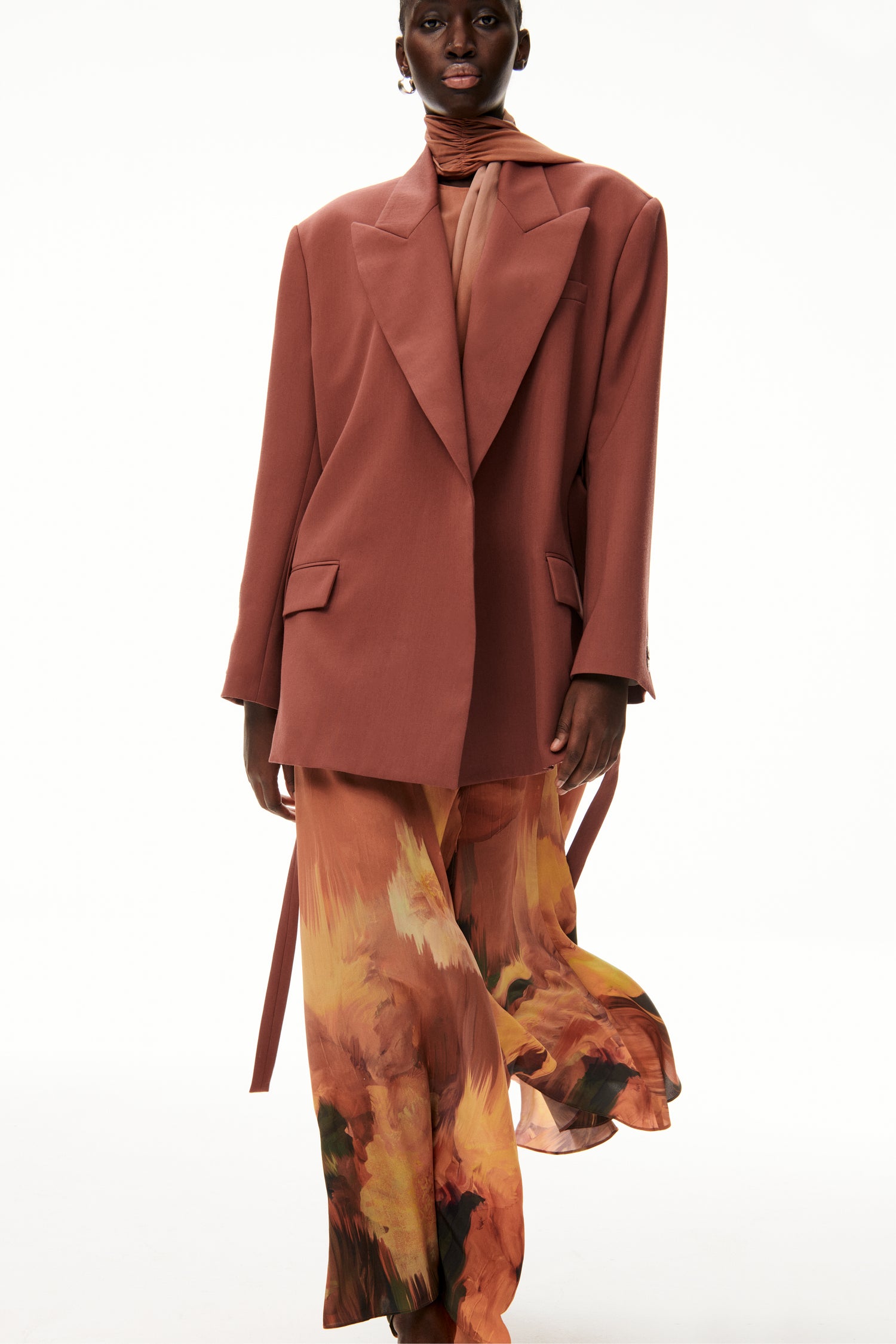 Stand fluid blazer