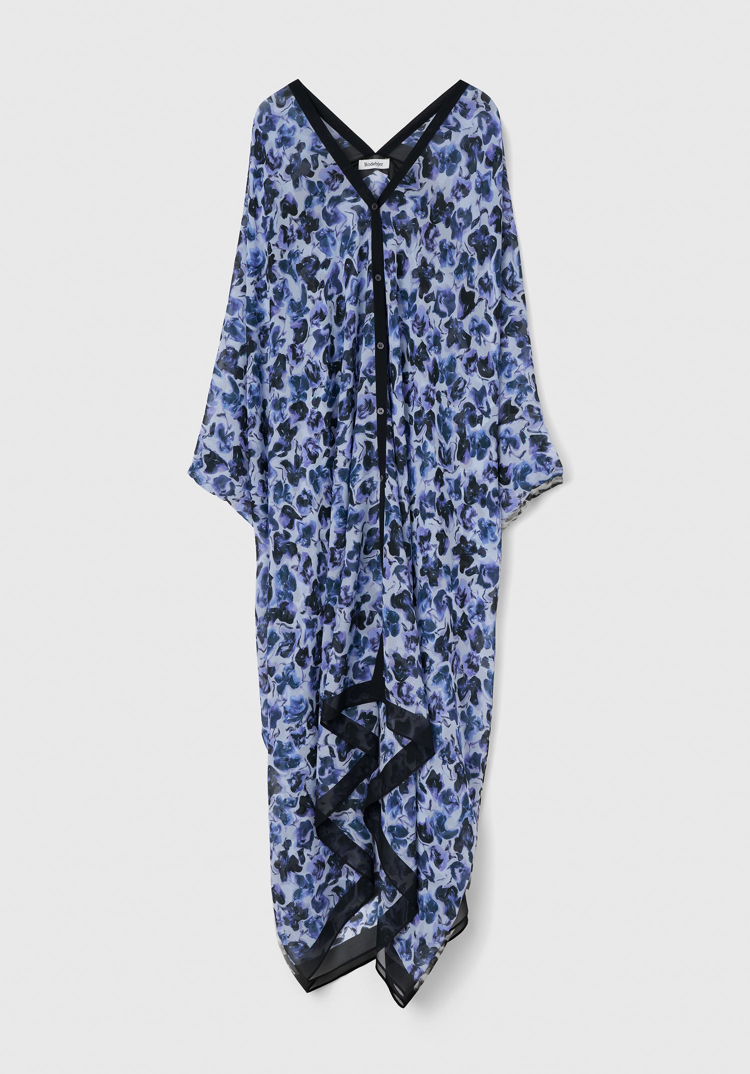 Agave violet ditsy caftan