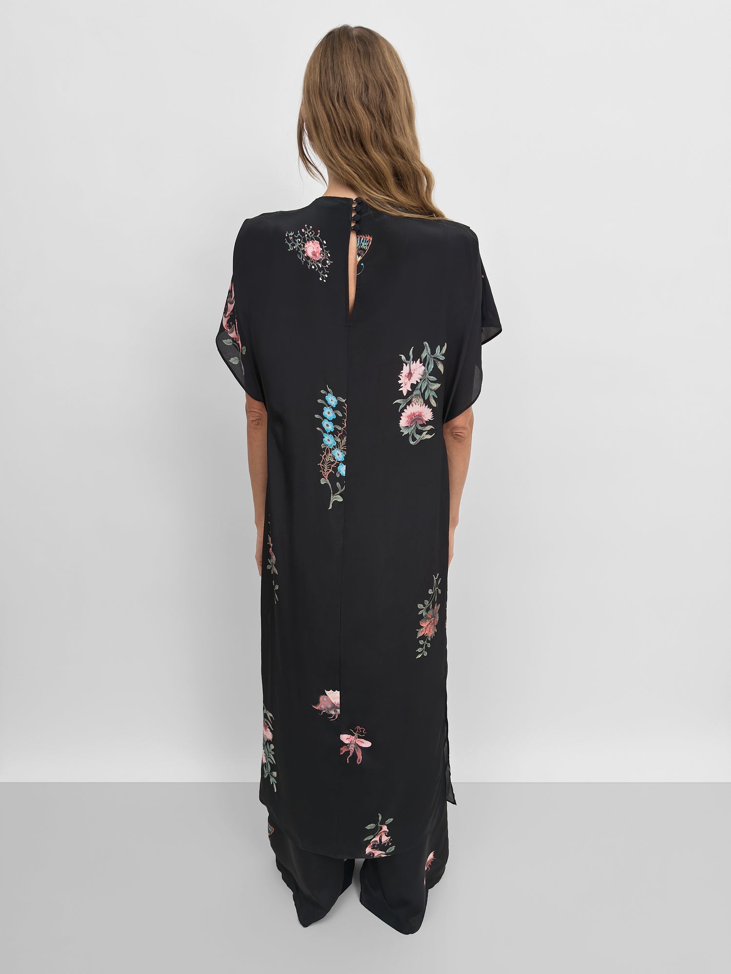 The Amalfi high neck dress in Duchess