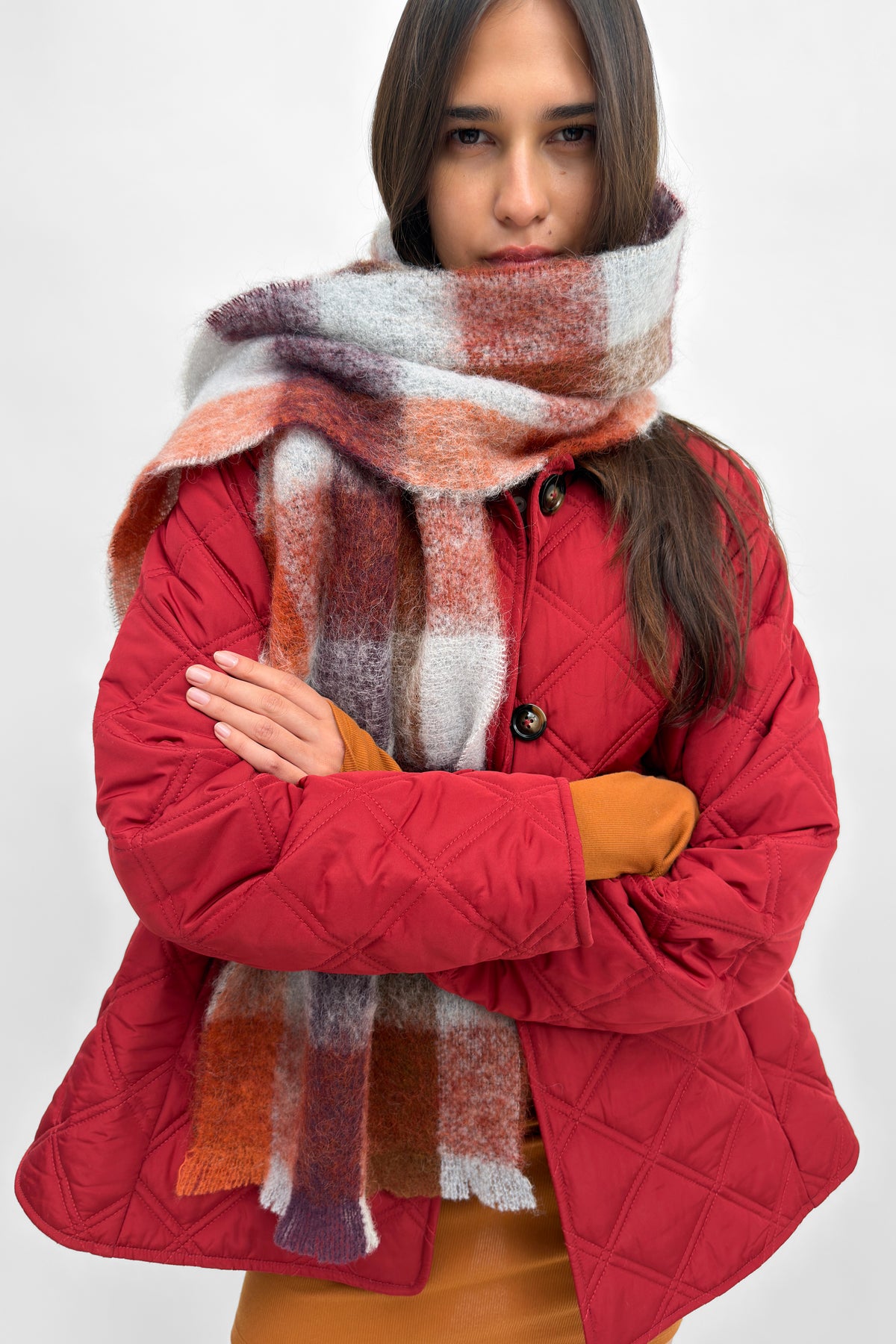 The Misty mohair wool scarf