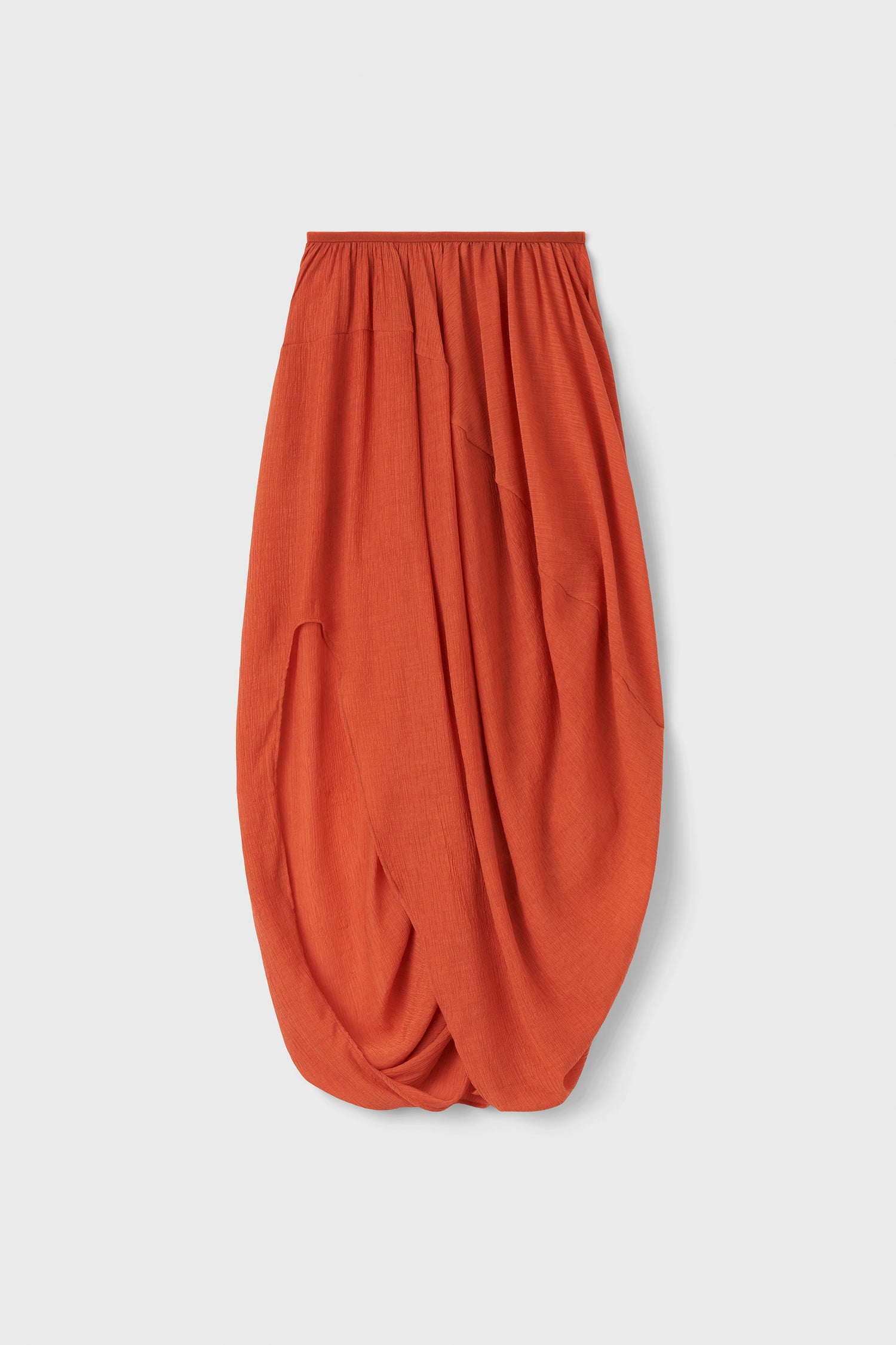The Cybele Plissé draped balloon skirt
