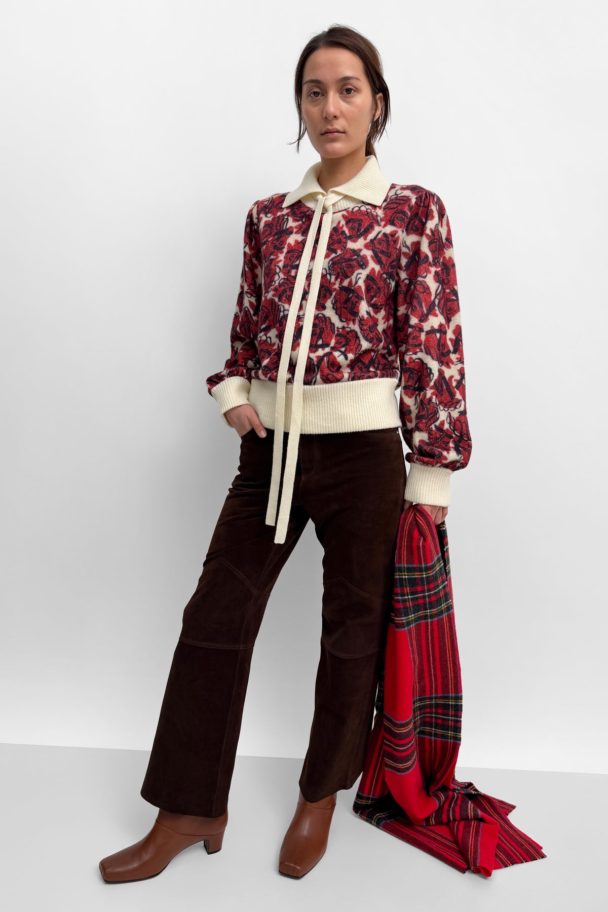 The Tartan checkered scarf