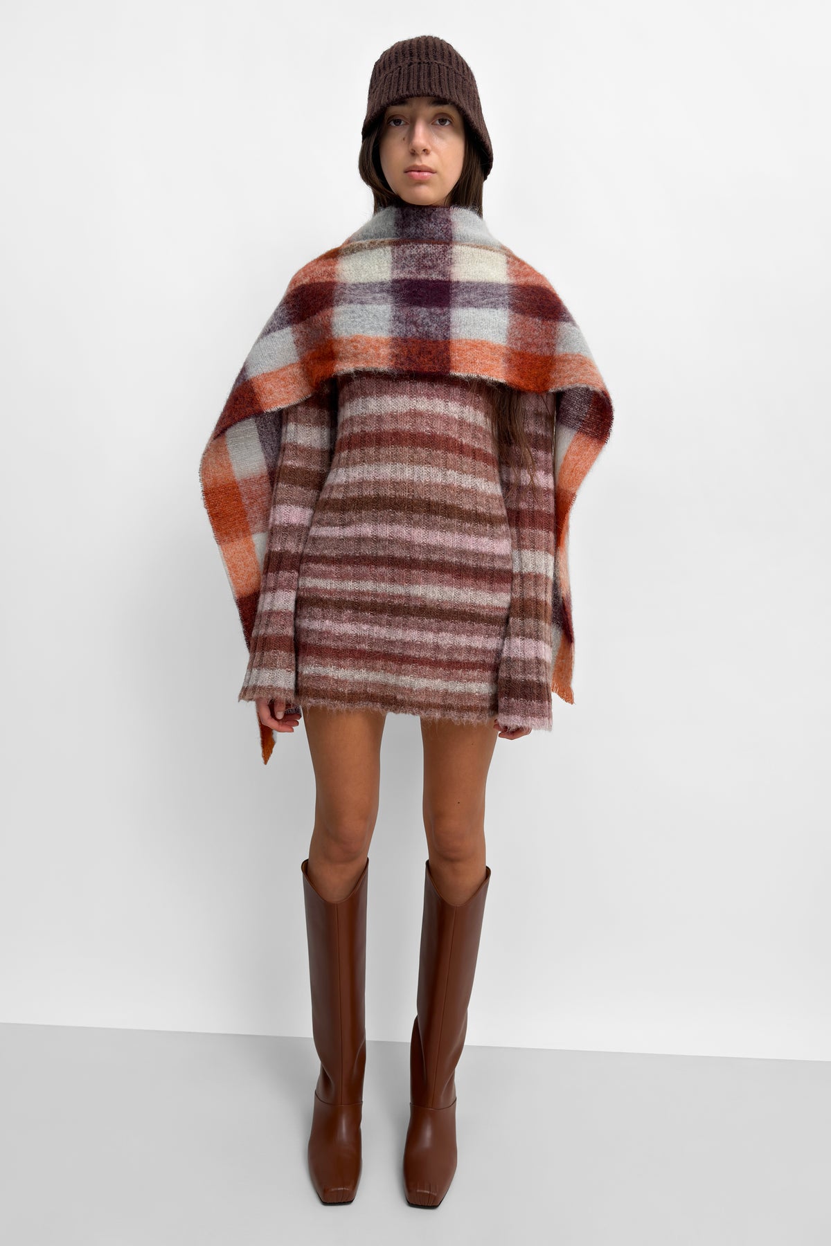 The Misty mohair wool scarf