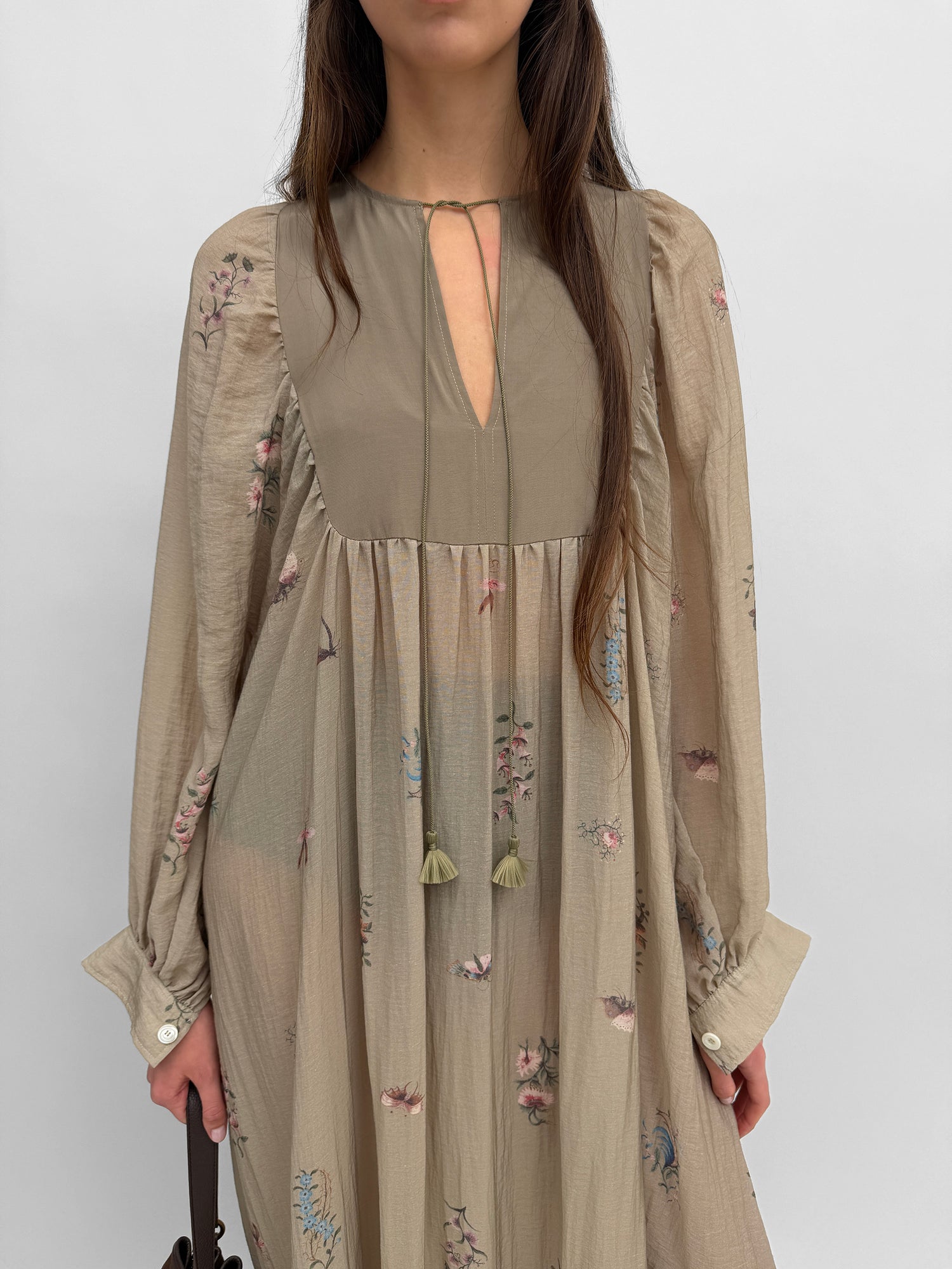 The Emerald maxi dress in Duchess