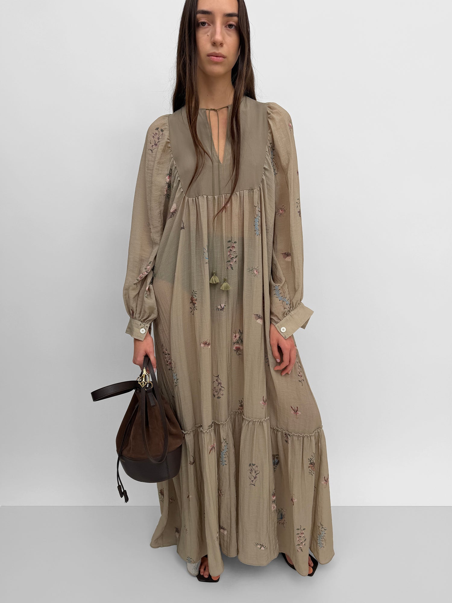 The Emerald maxi dress in Duchess