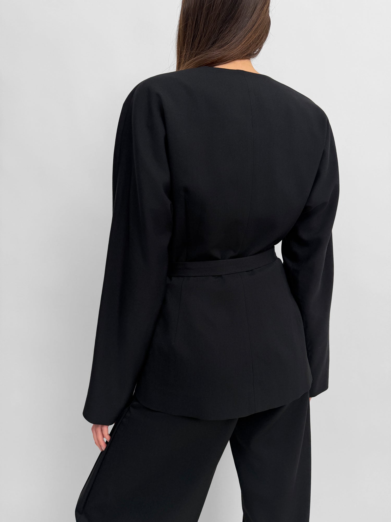 The Faro deconstructed fluid blazer jacket