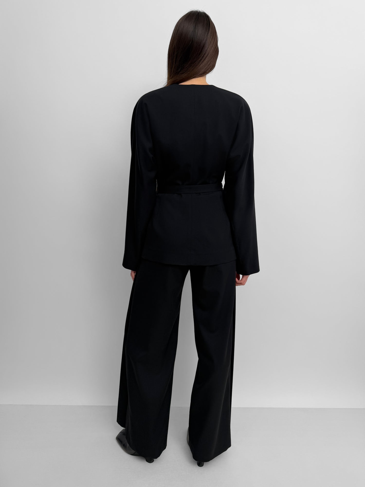 The Faro deconstructed fluid blazer jacket