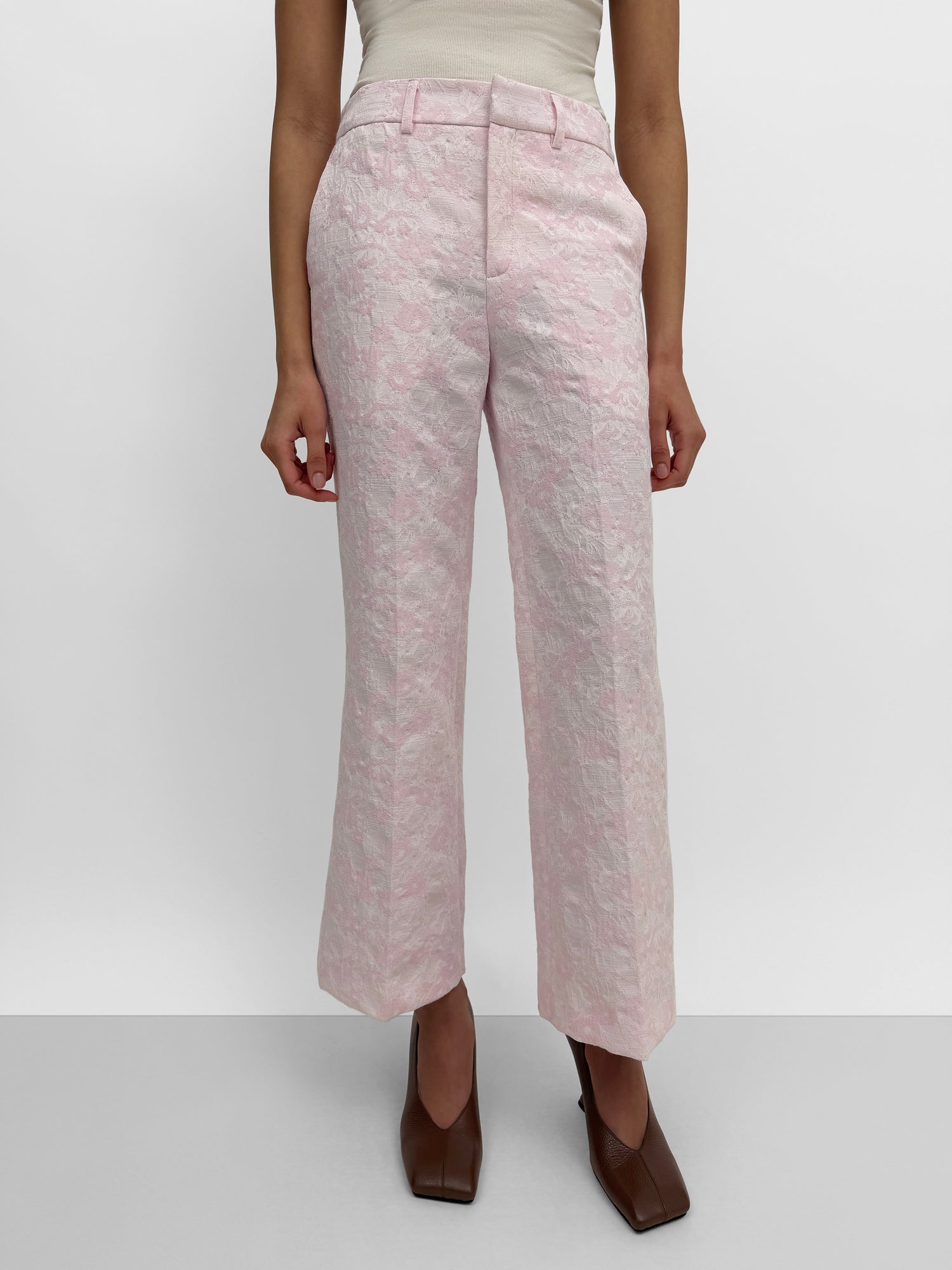 The Femi Summer Jacquard tailored pant