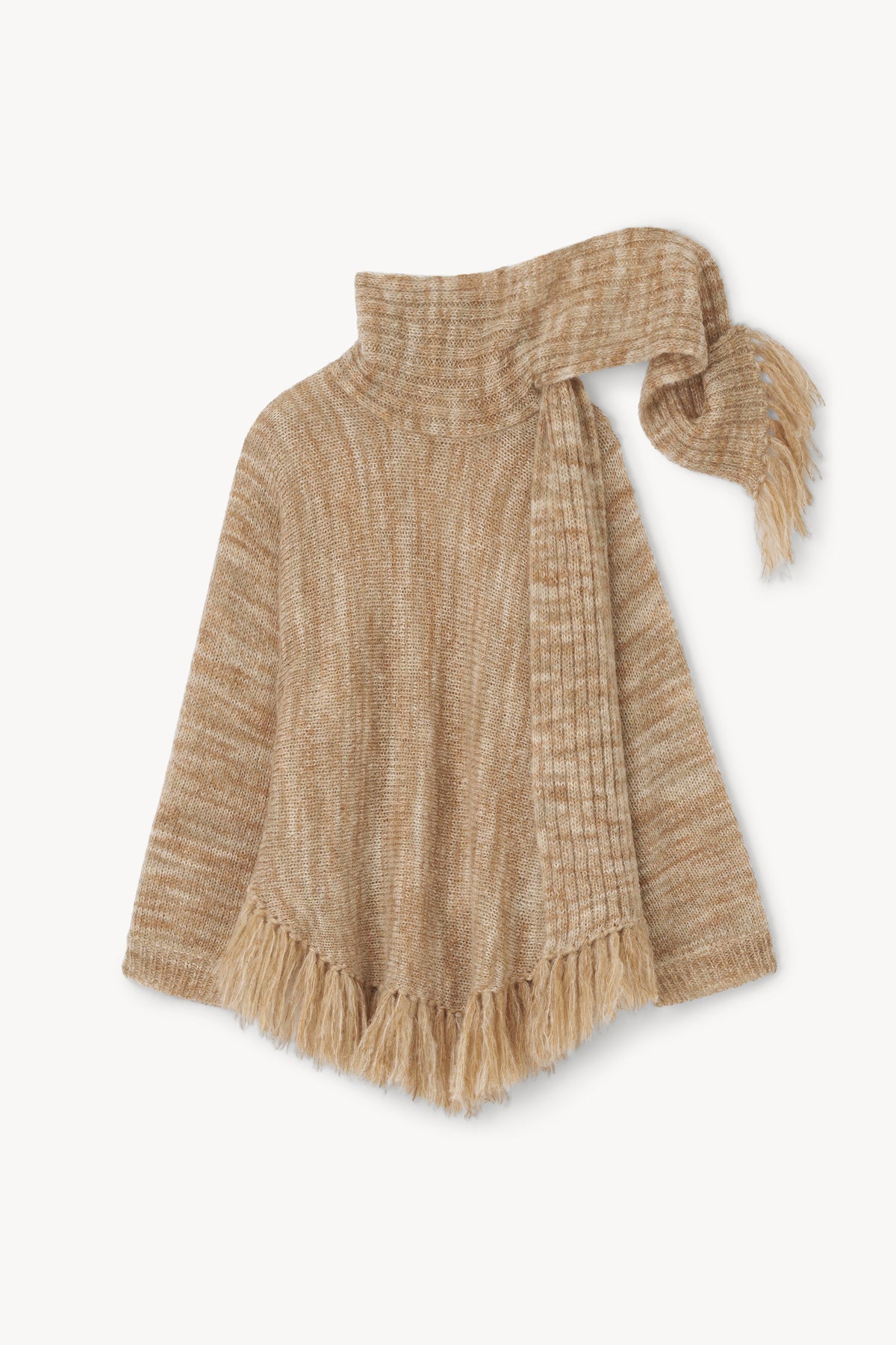 The Hana mohair blend poncho knit