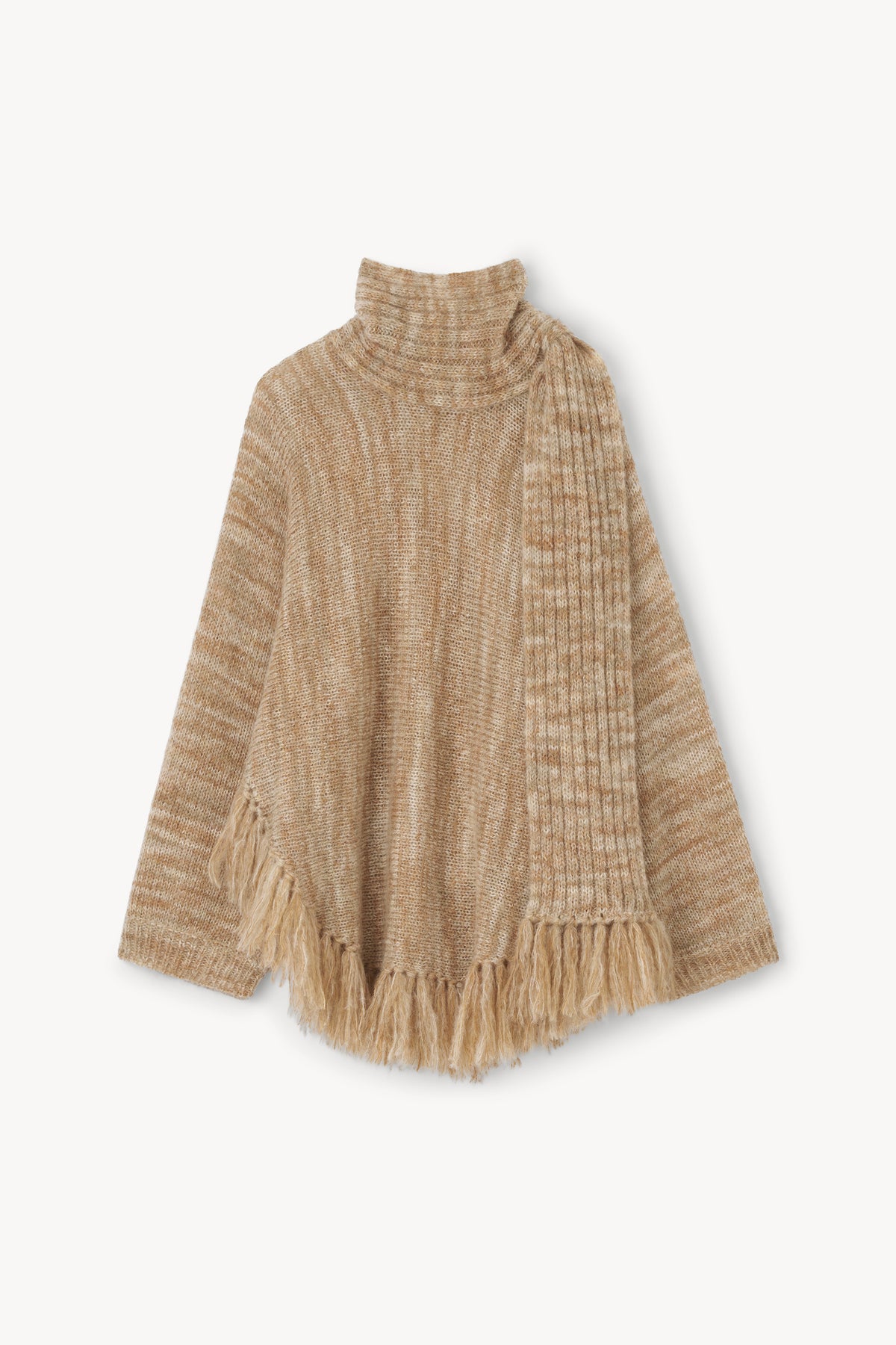 The Hana mohair blend poncho knit