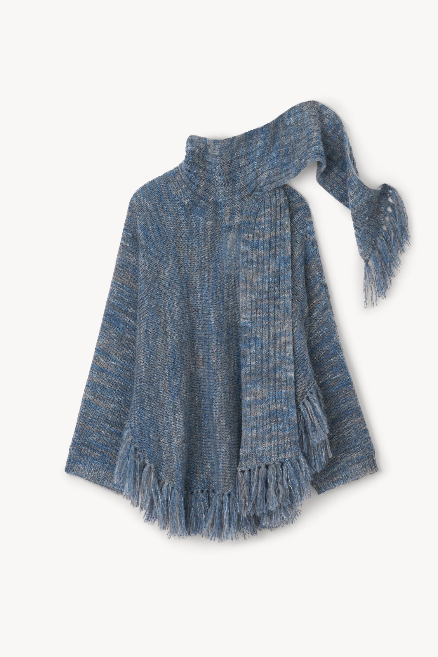 The Hana mohair blend poncho knit