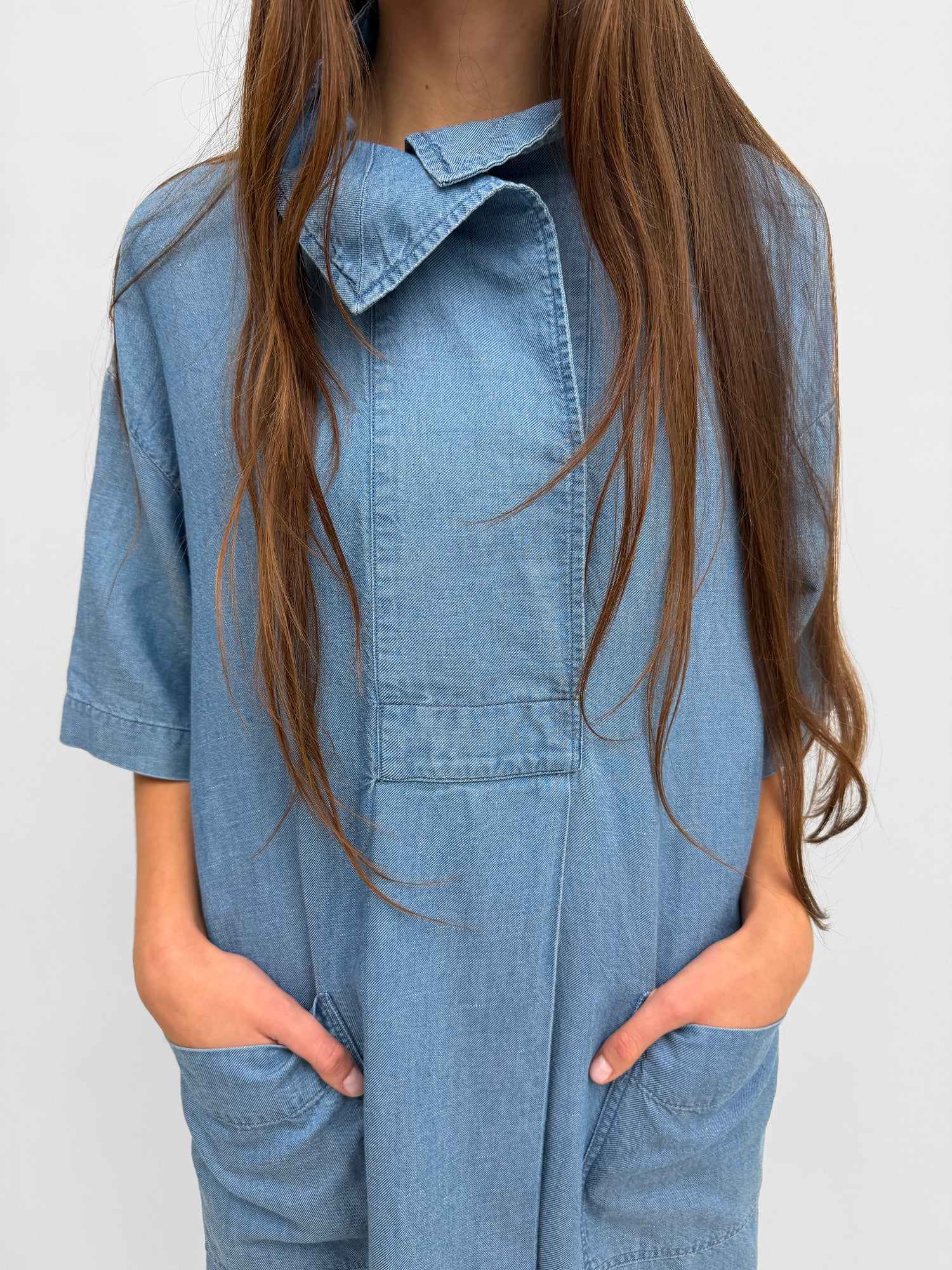 The Hemse overshirt denim dress
