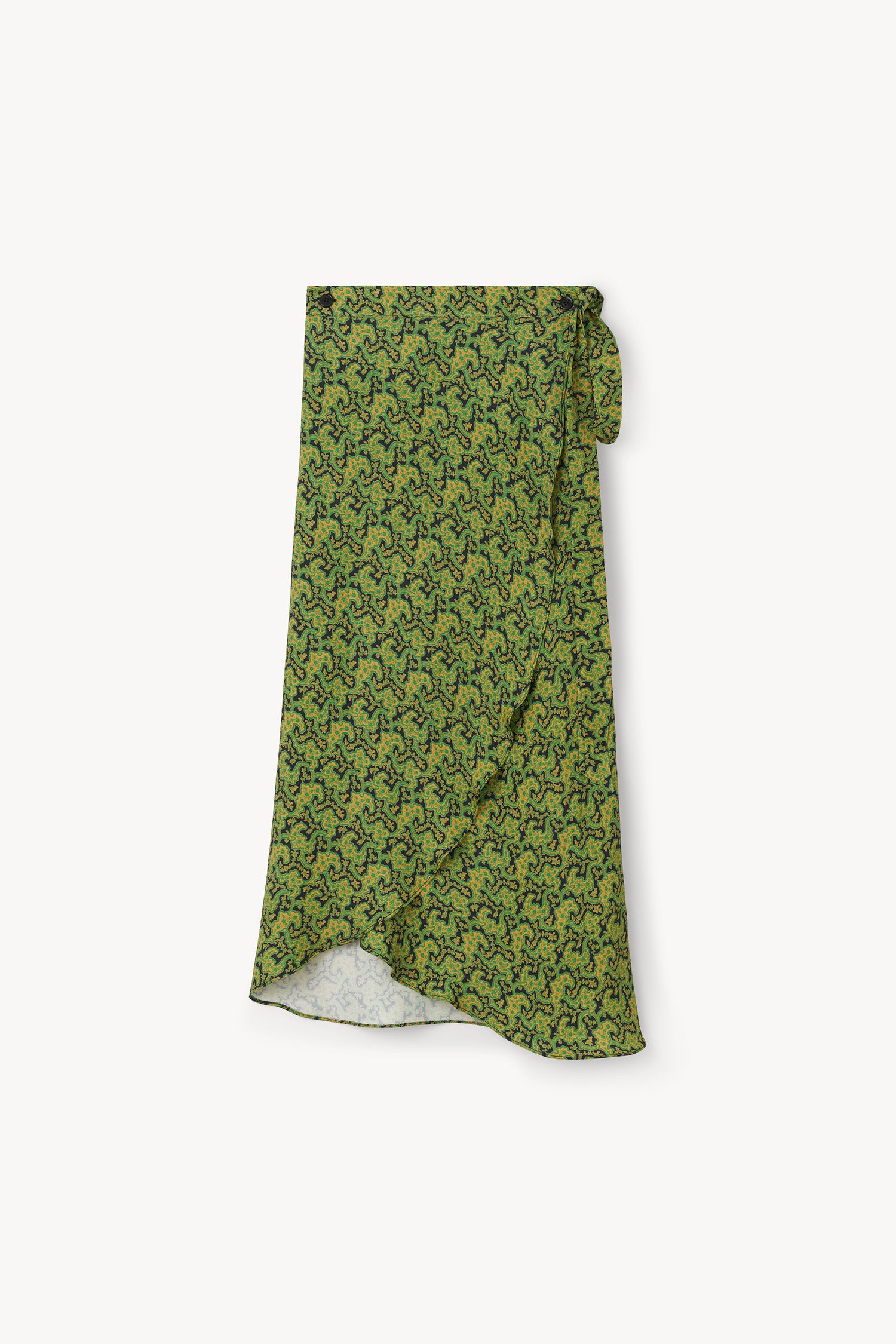 The Hizomi asymmetric wrap pencil skirt