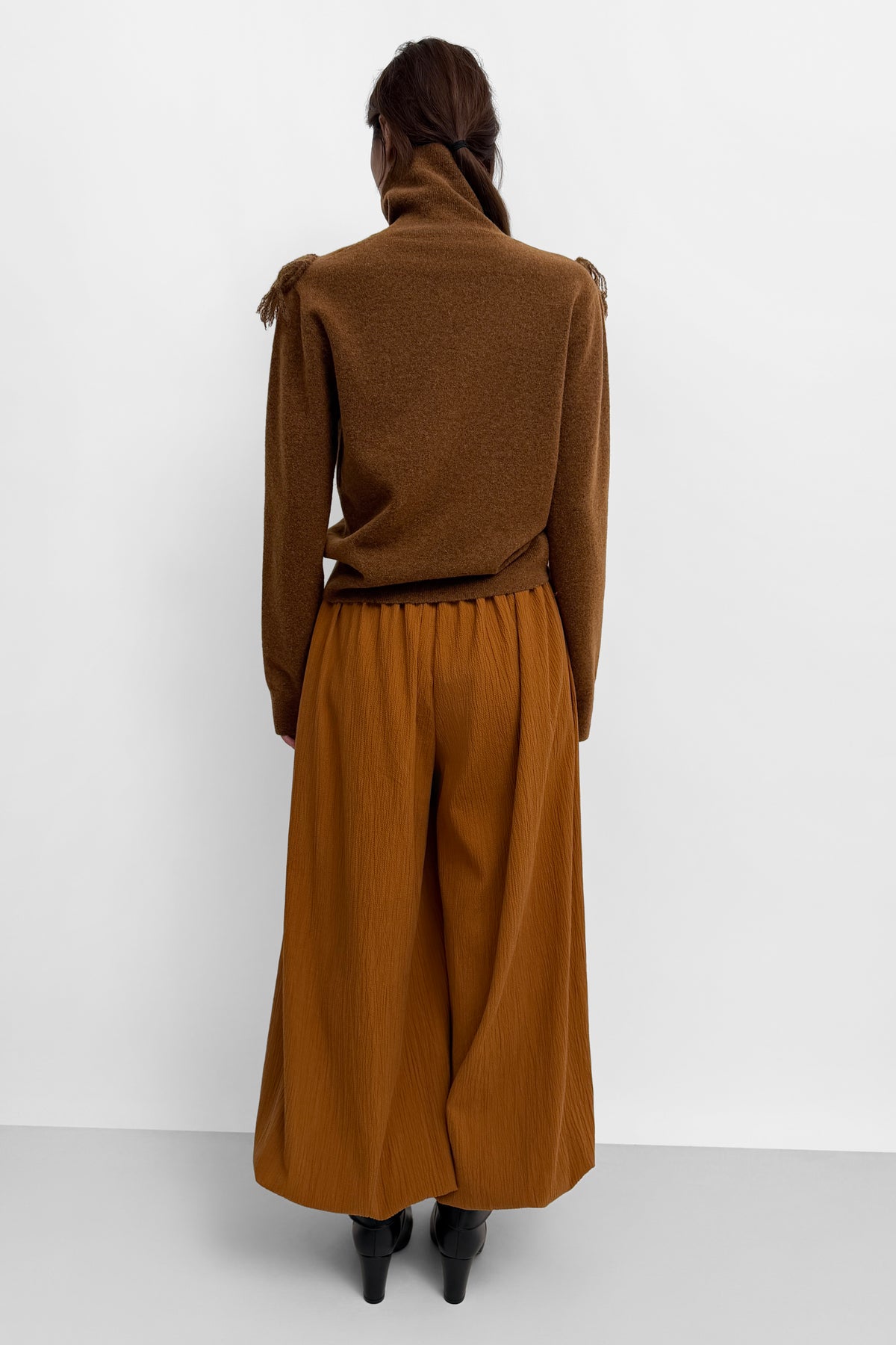 The Jinho alpaca wool polo knit