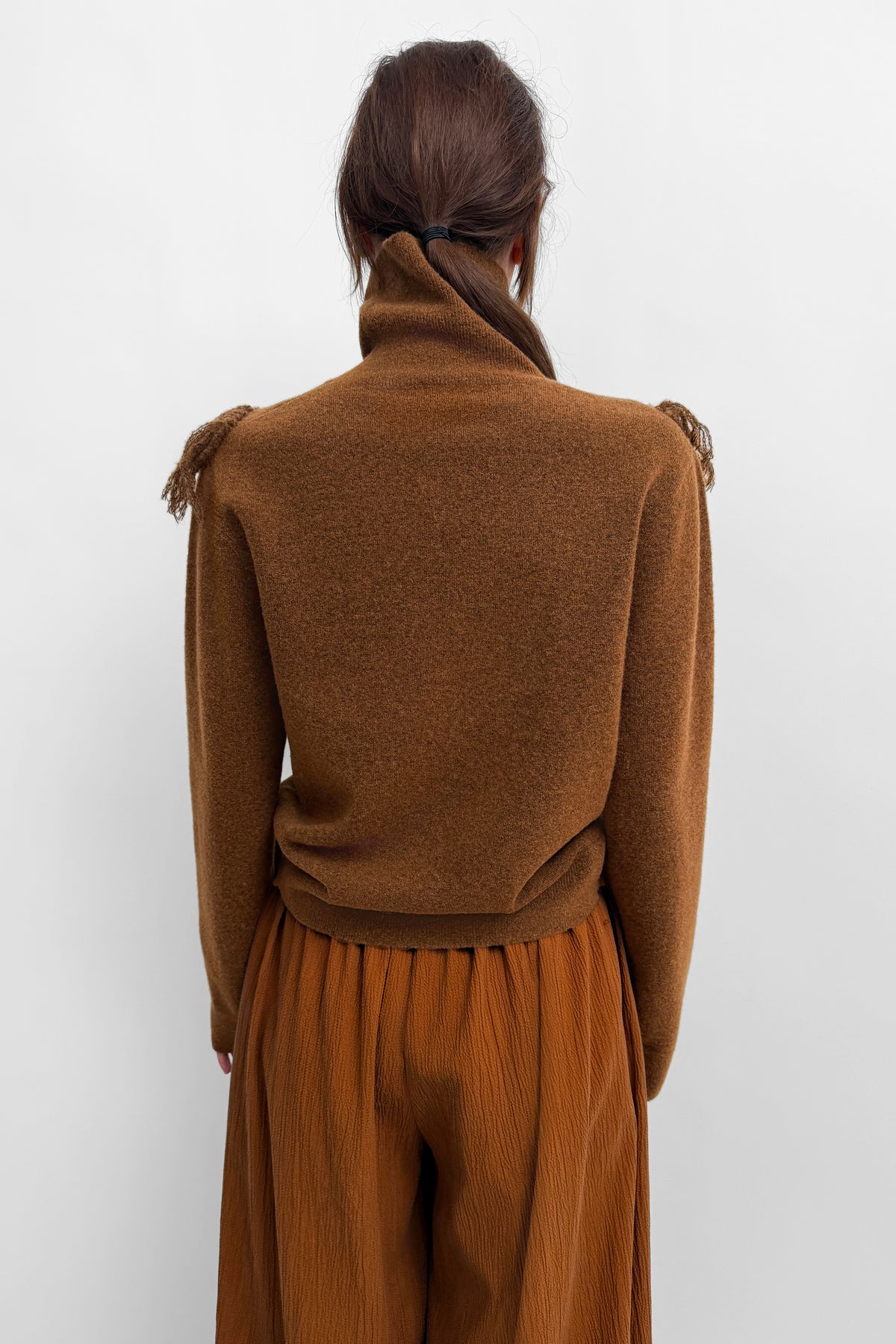 The Jinho alpaca wool polo knit