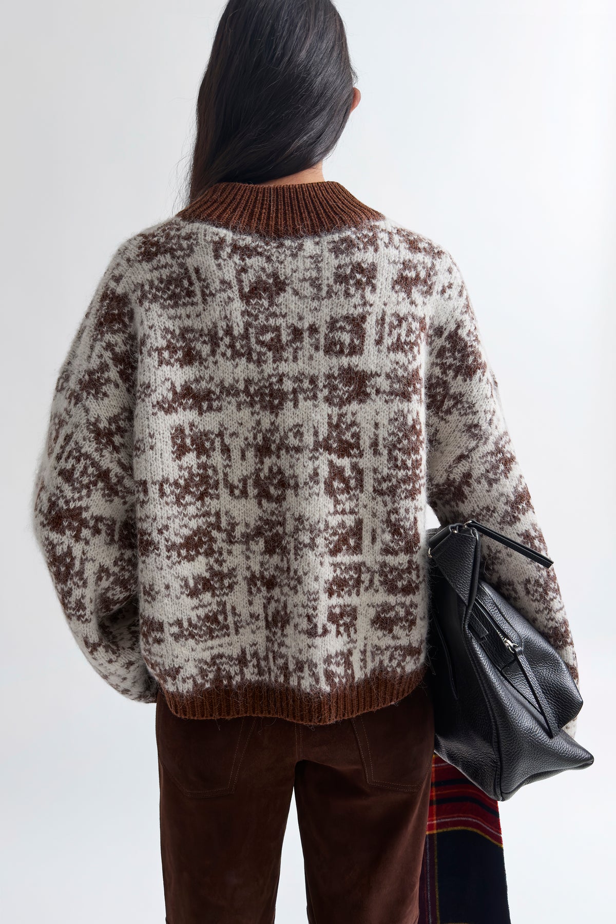 The Jinsol wool alpaca knit fishermans sweater