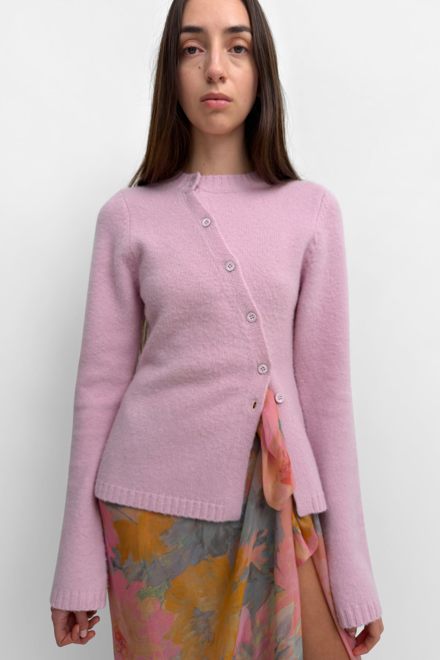 The Judia fitted merino cardigan sweater