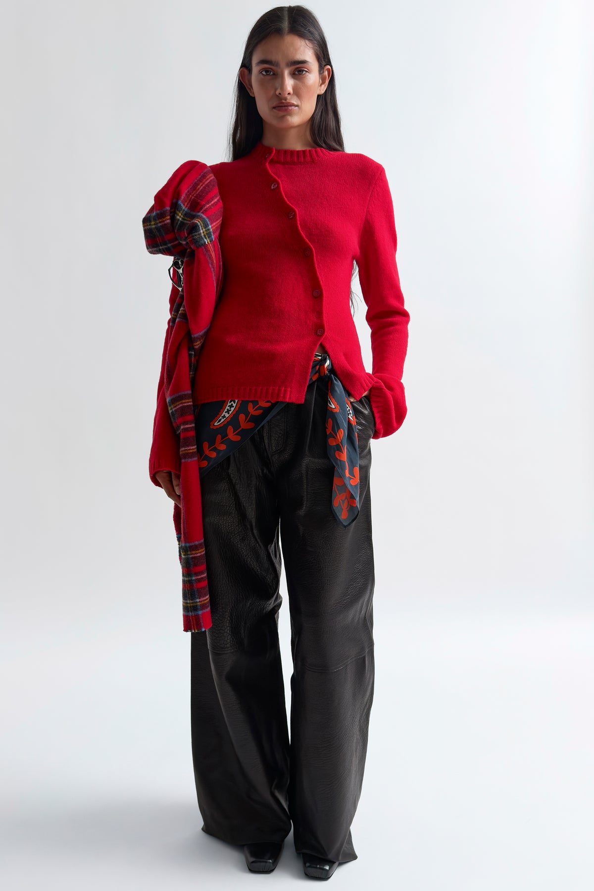 The Judia fitted merino cardigan sweater