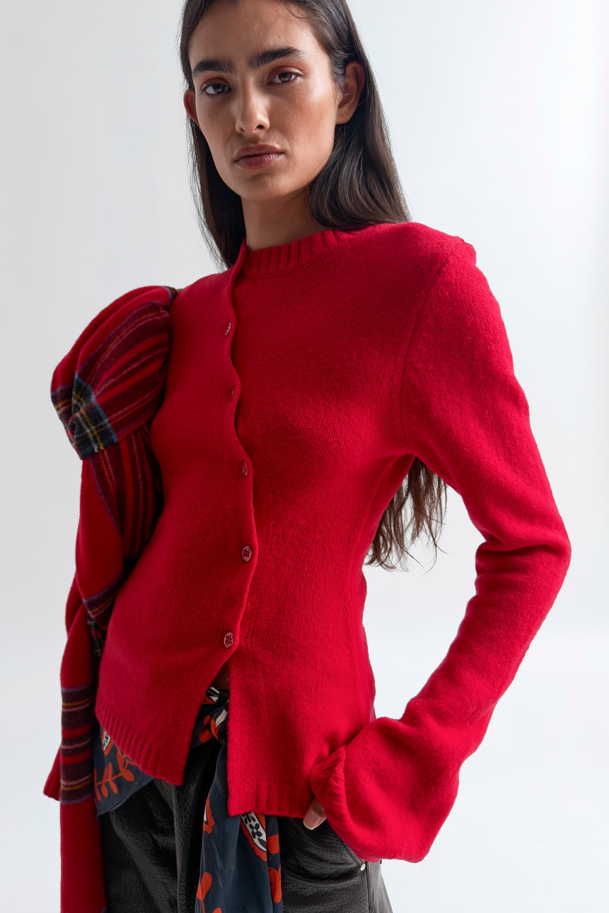 The Judia fitted merino cardigan sweater