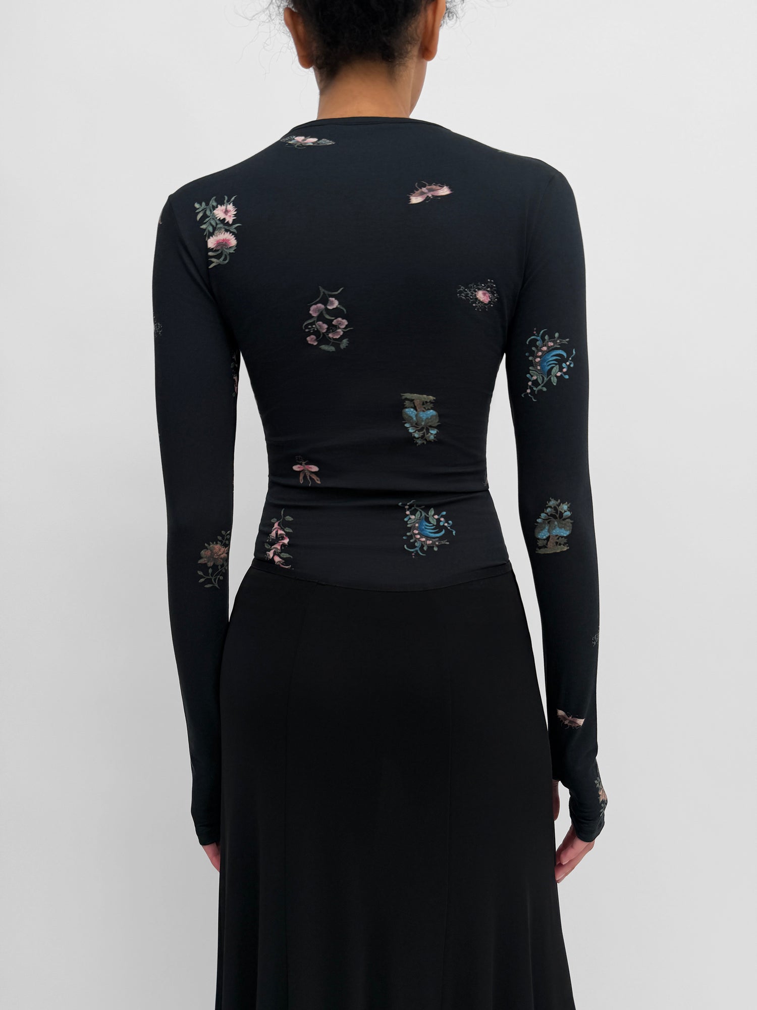 The Karlai long sleeve dance top in Duchess