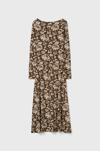 The Kendall open back tricot dress in French Lily main image 0