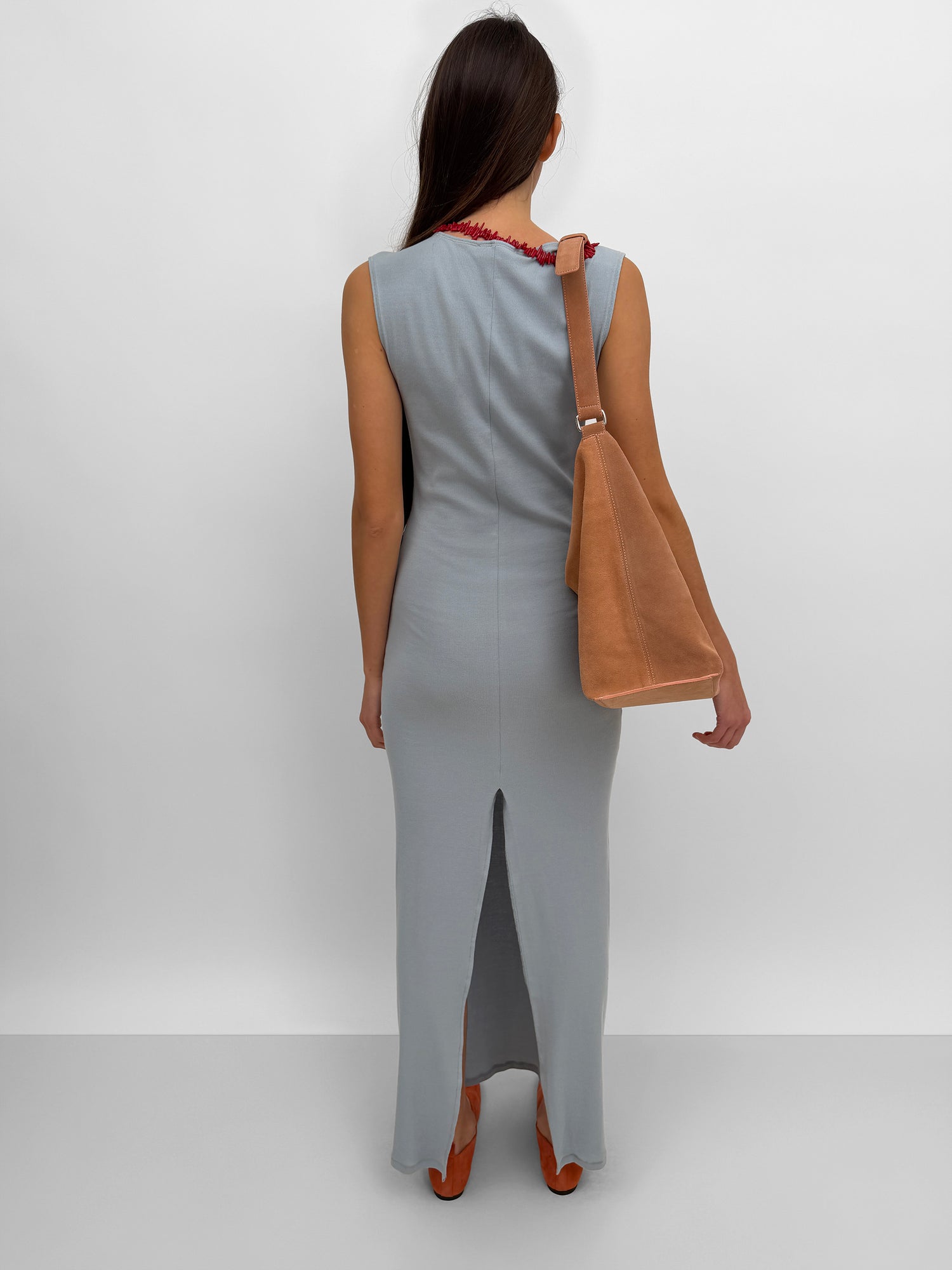 The Kenzie sleeveless ribbed tricot dress